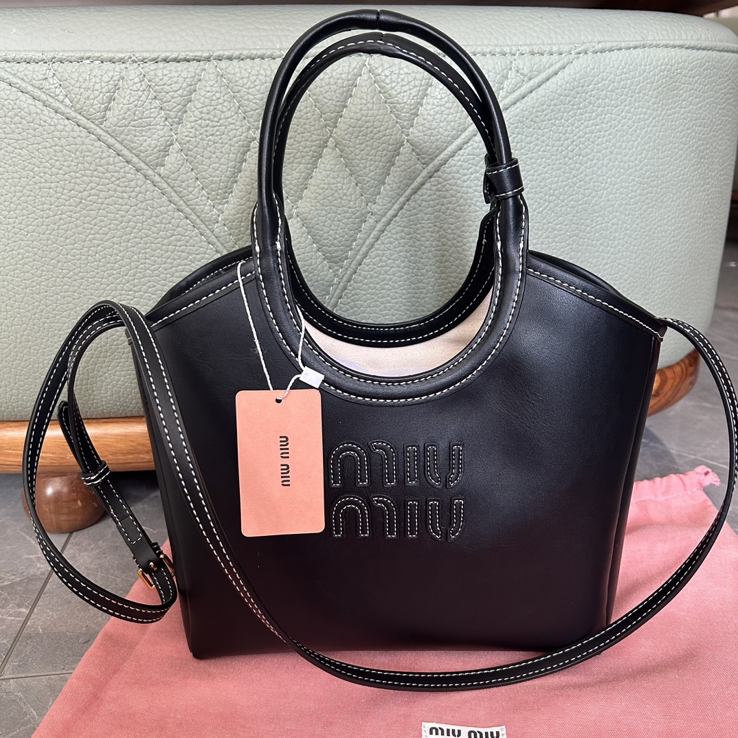Miu Miu Ivy Hobo Bag in brown leather - Bag 6