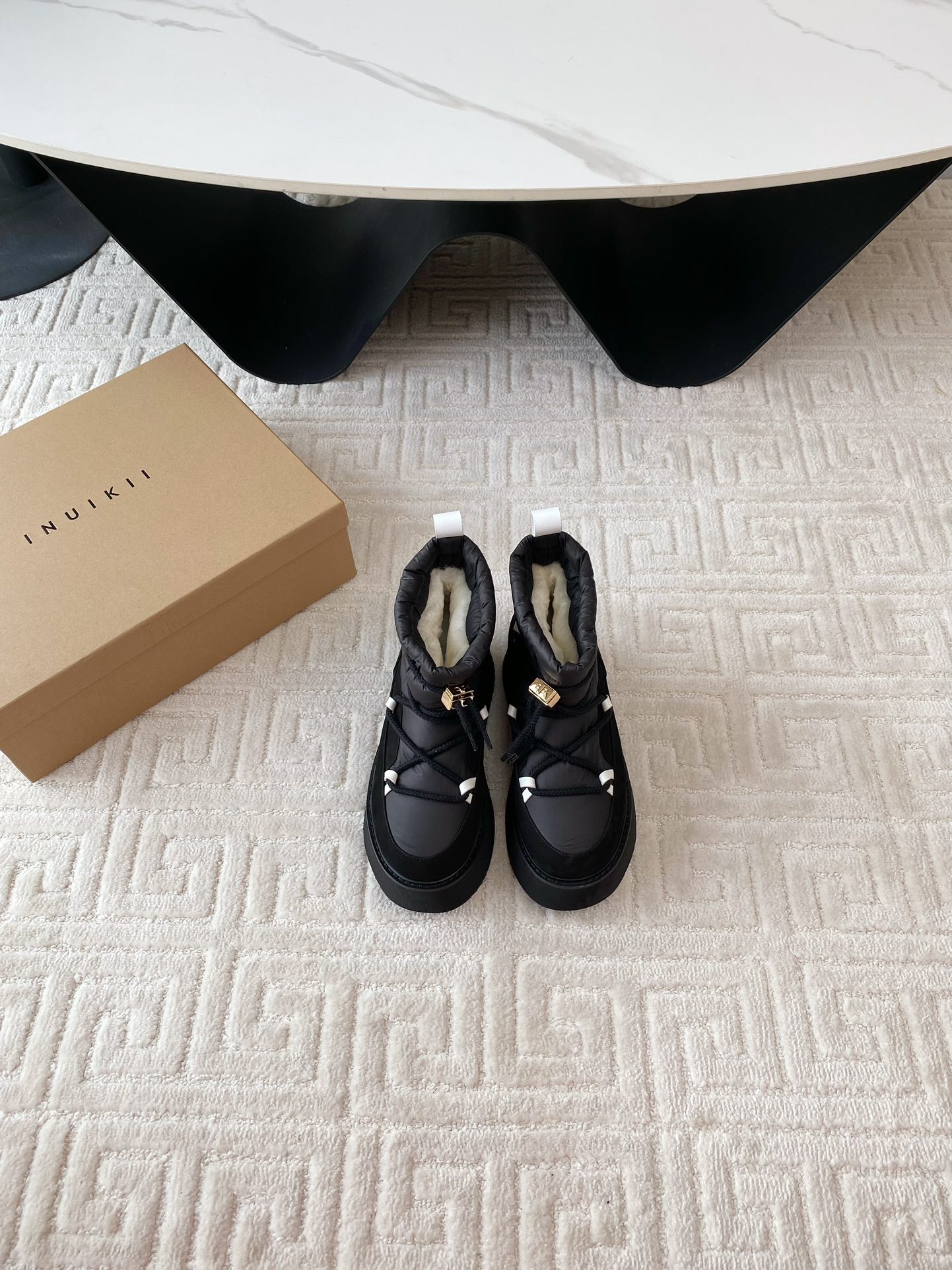 NO:576917,Black thick soles, snow boots, boots19860909黑色厚底,雪地靴,boots,Women's Shoes