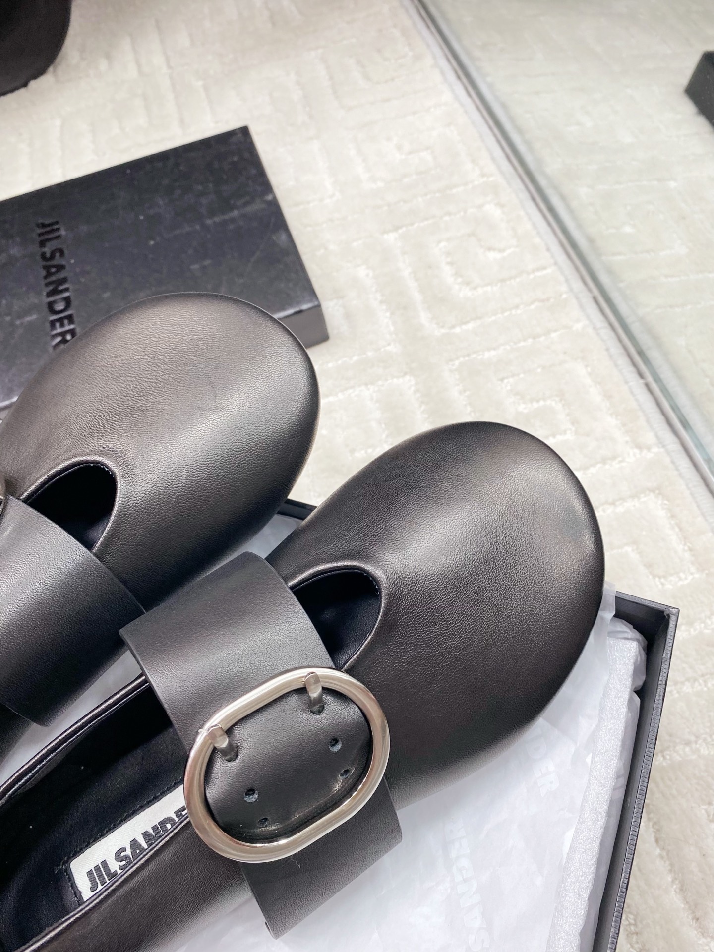 Jil Sander Retro Mary Jane Shoes: Imported Sheepskin, Top Quality, Size 35-39 (40) - 图片 7