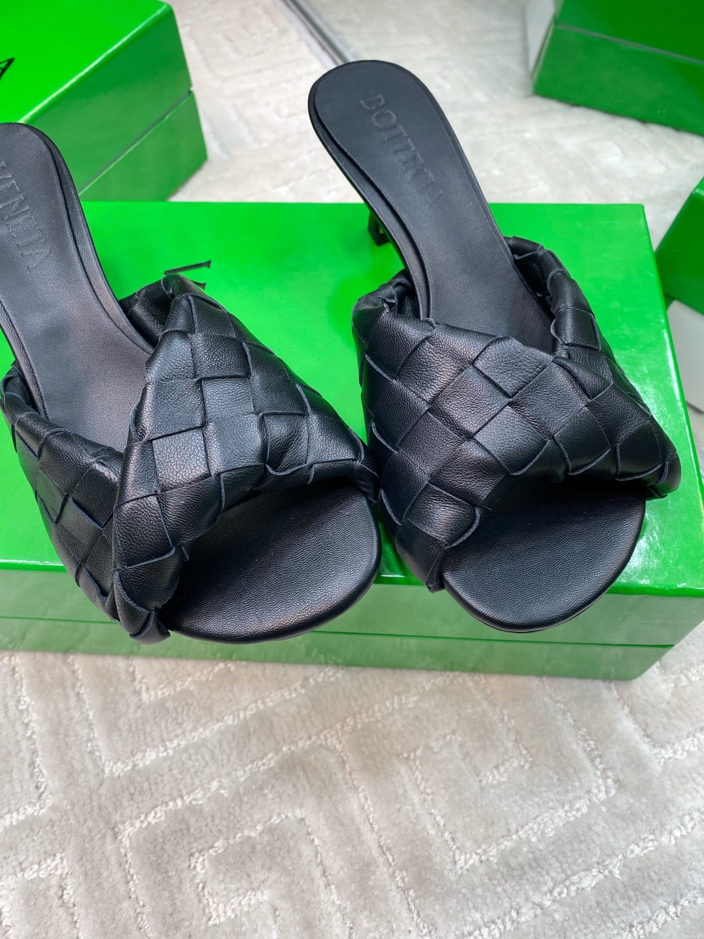 Bottega Veneta Blink Leather Woven Heeled Sandals 9 i1741284836702 4825 0 7
