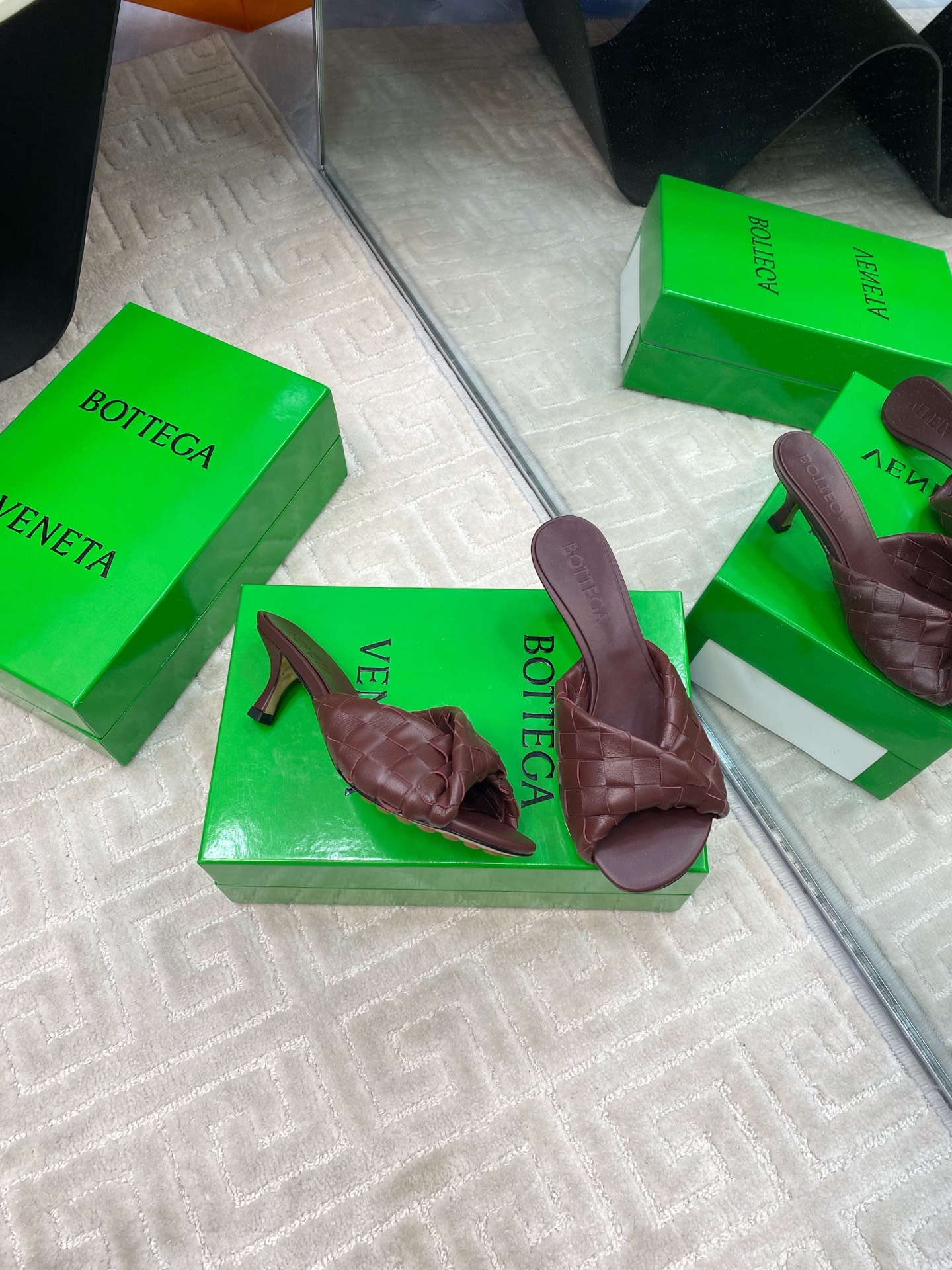 Bottega Veneta Blink Woven Leather Heeled Sandals, Luxurious & Comfortable 5 i1741284858004 646 0 2