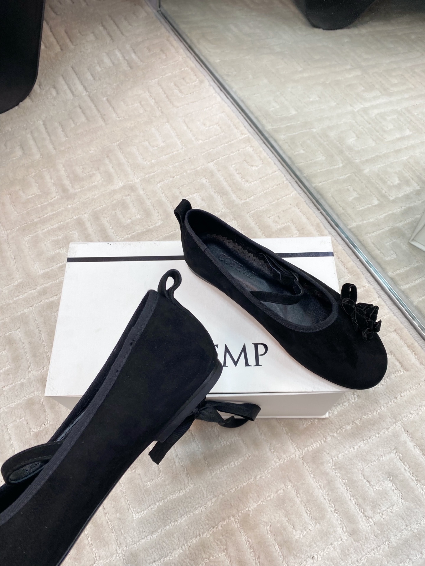 New Cotemp Ballerina Prototype in Velvet and High-Swiss Sheepskin, Size 35-39# - 图片 8