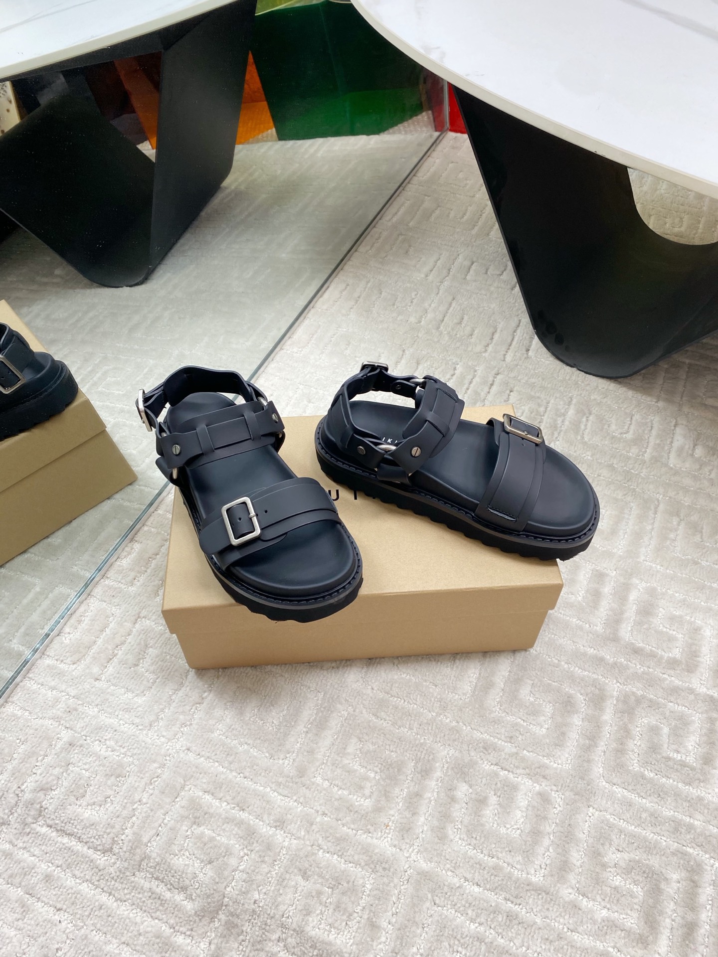 INUIKII Women's Silky Leather Velcro Strap Sandals - Comfortable & Stylish 4 i1744186945047 2481 0 2