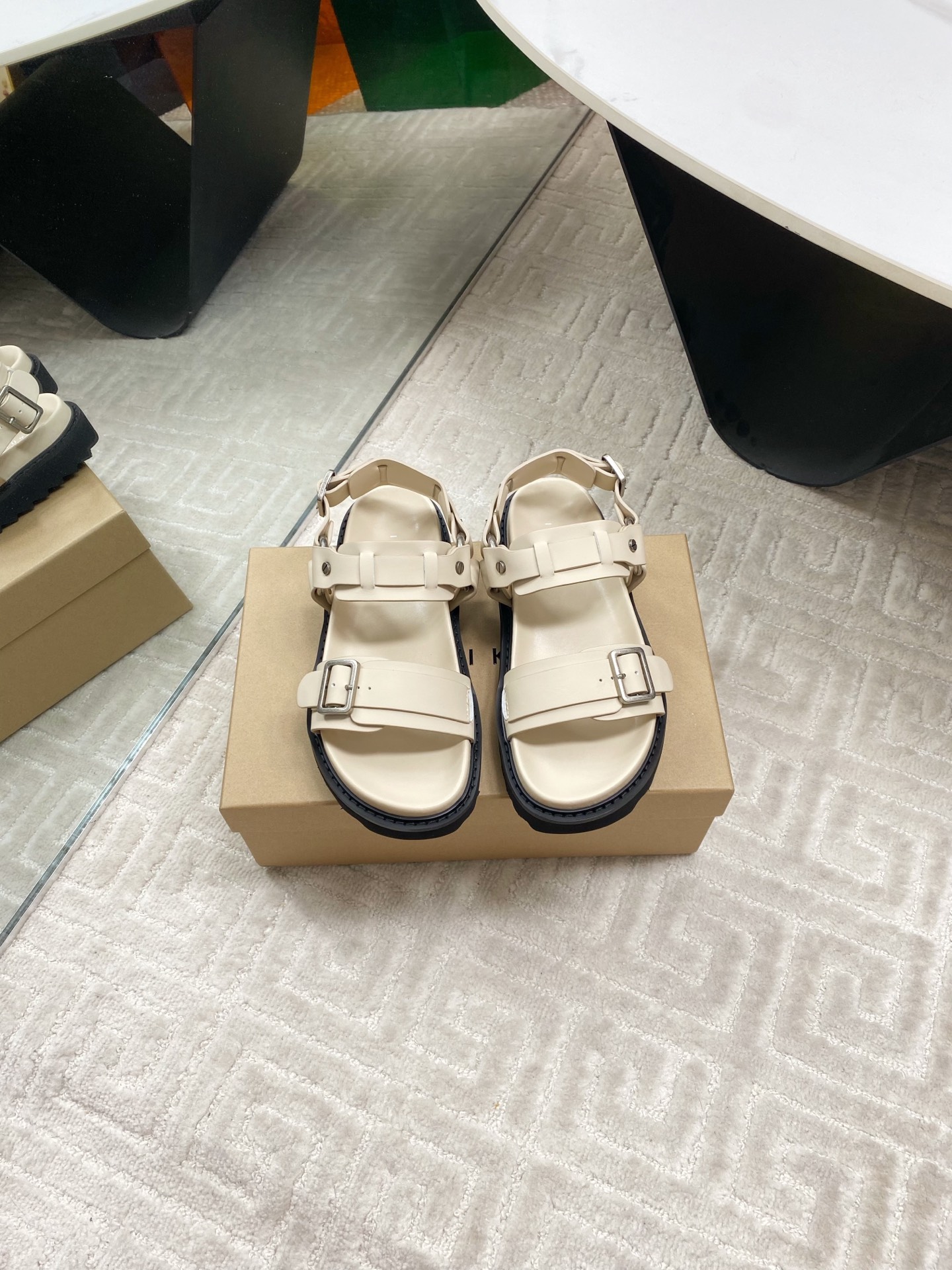 INUIKII Women's Leather Velcro Strap Sandals - Comfortable & Stylish 3 i1744187067822 8792 0 0