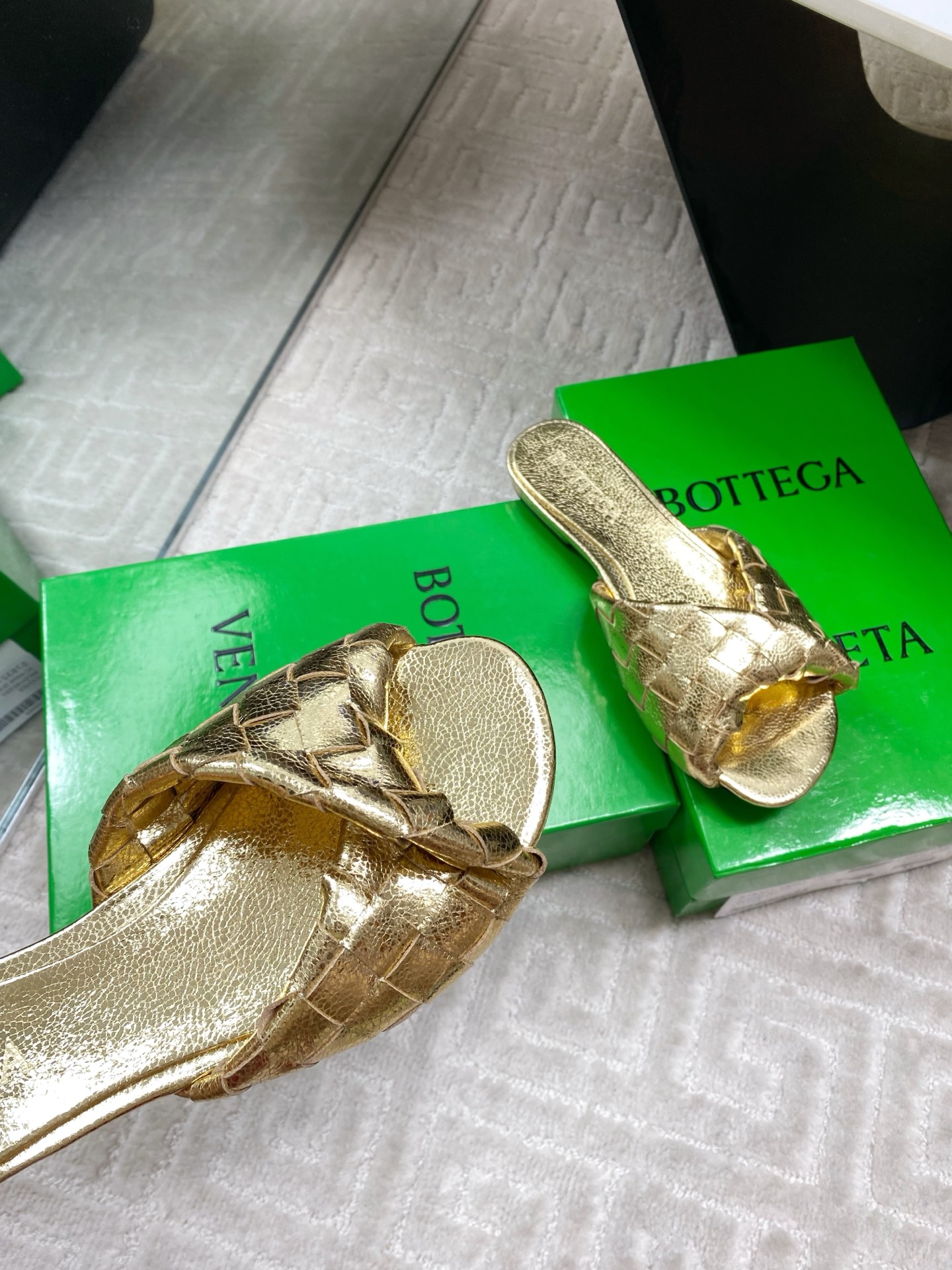 Bottega Veneta Blink Woven Leather Mules, Luxurious & Comfortable 7 i1744631542829 3611 0 5