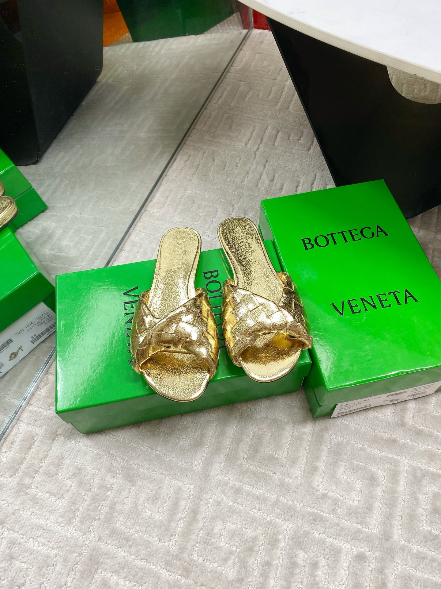Bottega Veneta Blink Woven Leather Mules, Luxurious & Comfortable 3 i1744631542858 7955 0 0