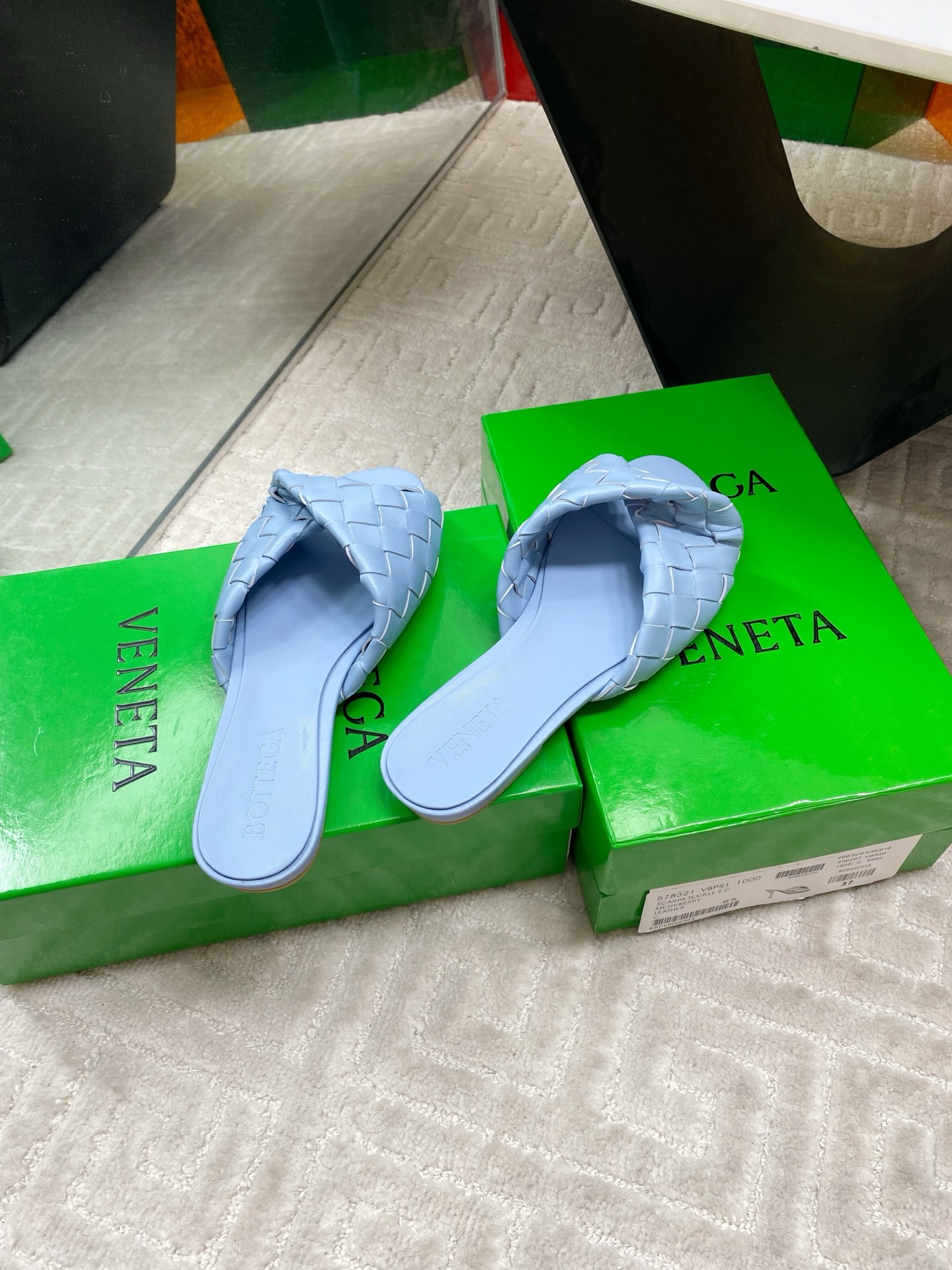 Bottega Veneta Blink Woven Leather Sandals, Stylish & Comfortable 8 i1744631598310 8267 0 6