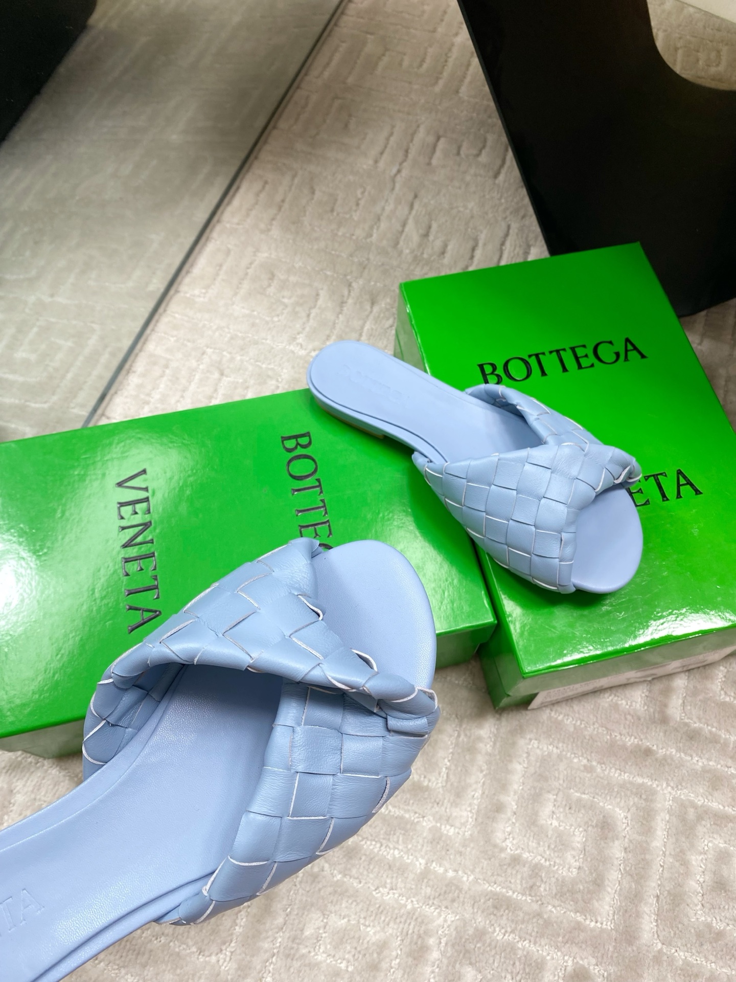Bottega Veneta Blink Woven Leather Sandals, Stylish & Comfortable 7 i1744631598355 7067 0 5