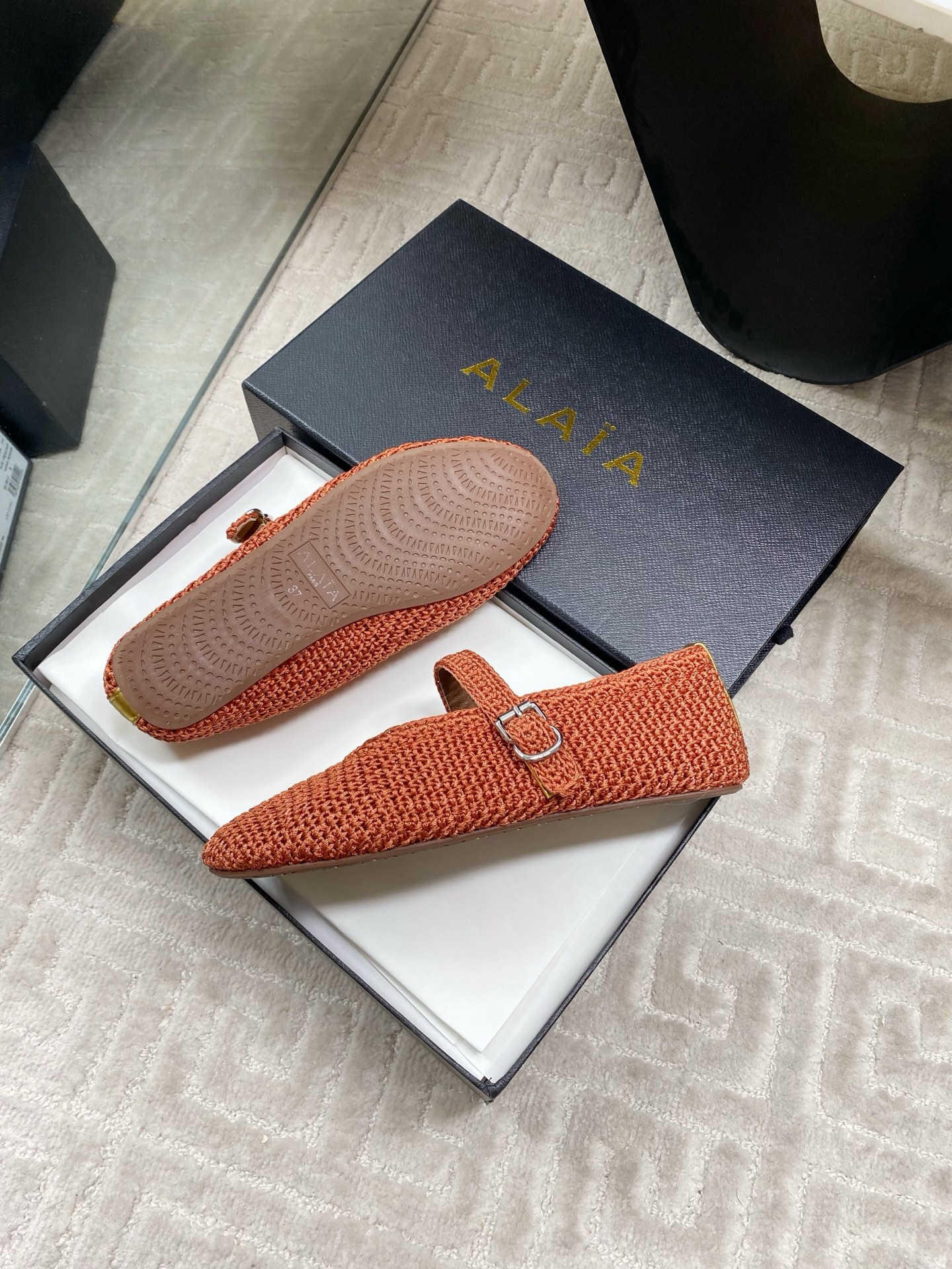 Alaïa Inspired Flat Ballet Shoes - Chic and Comfortable Ballet Flats 10 i1744649971684 7568 0 8
