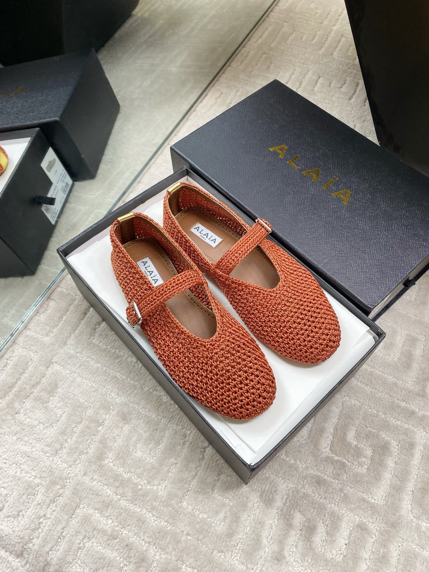 Alaïa Inspired Flat Ballet Shoes - Chic and Comfortable Ballet Flats 5 i1744649971721 7121 0 3