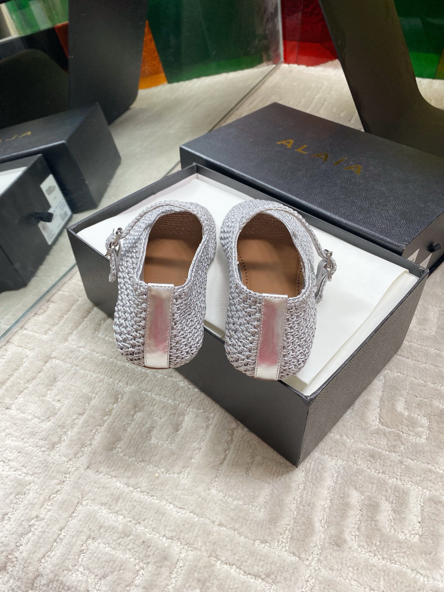 Alaia Inspired Flat Knit Ballet Shoes - Chic & Comfortable Style 6 i1744649995743 5653 0 4