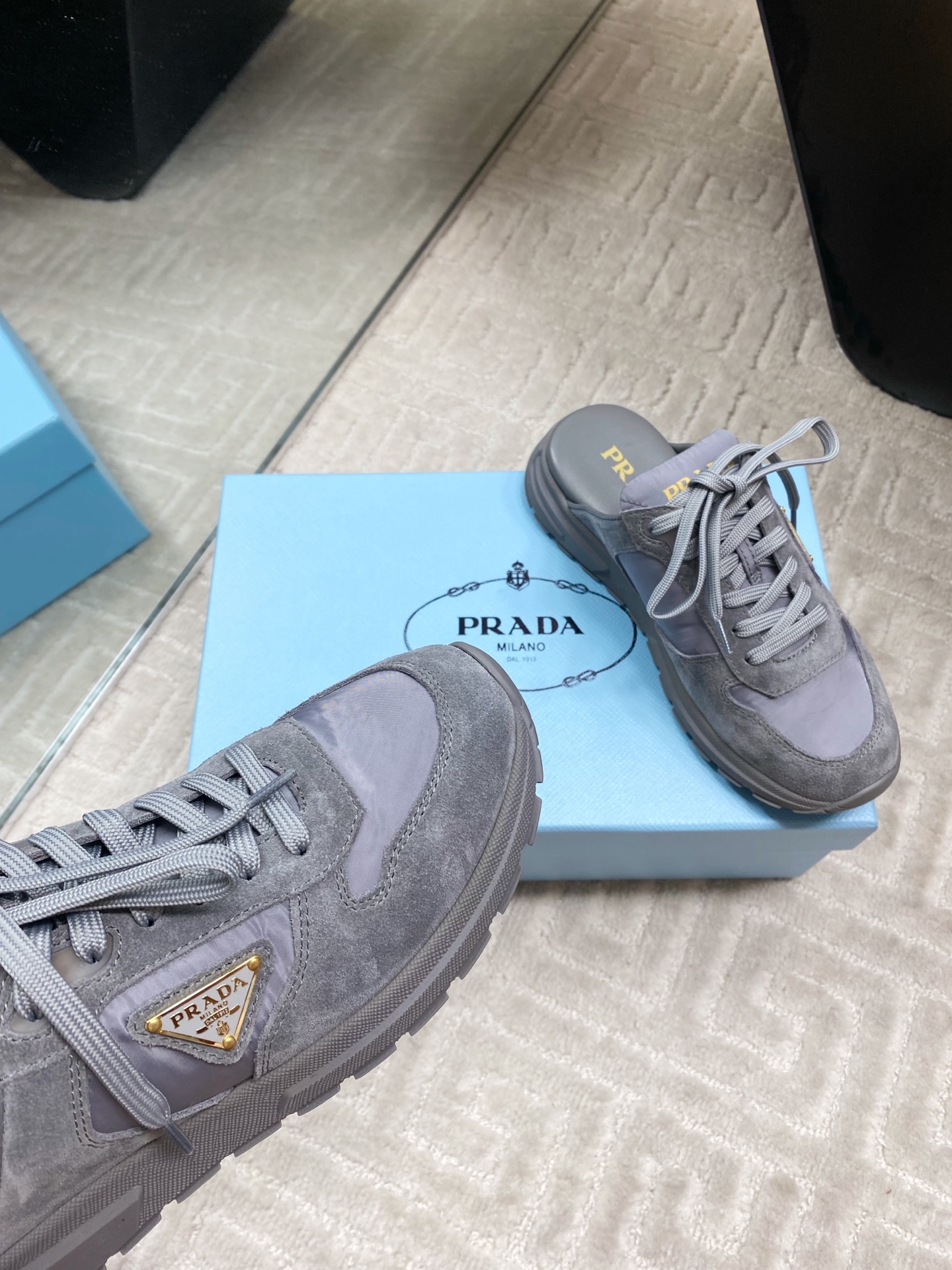 Prada Early Spring Mule Sneakers - Comfortable & Stylish Slip-On Shoes 9 i1744814832212 6876 0 7