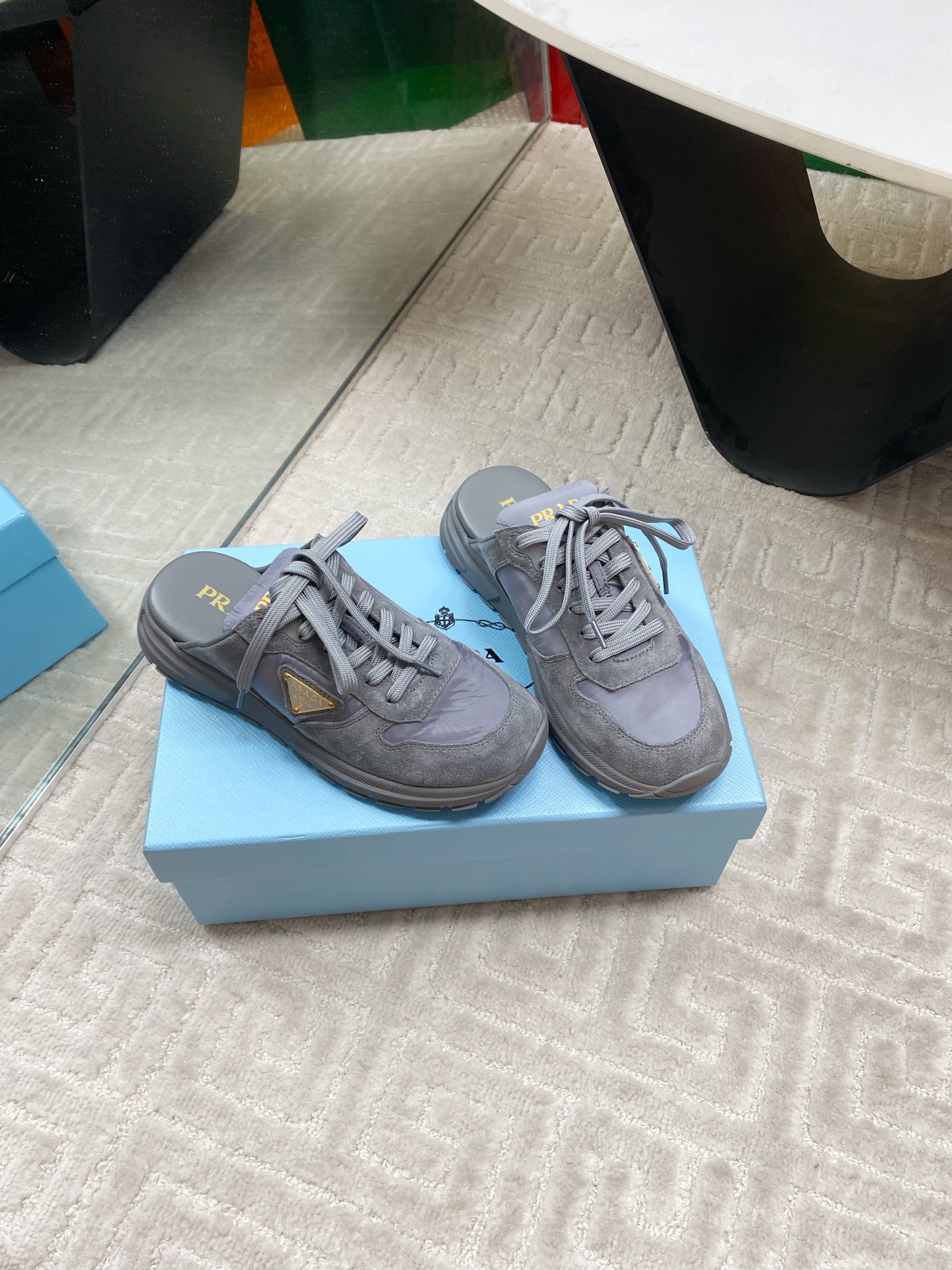 Prada Early Spring Mule Sneakers - Comfortable & Stylish Slip-On Shoes 2 i1744814832214 9099 0 1
