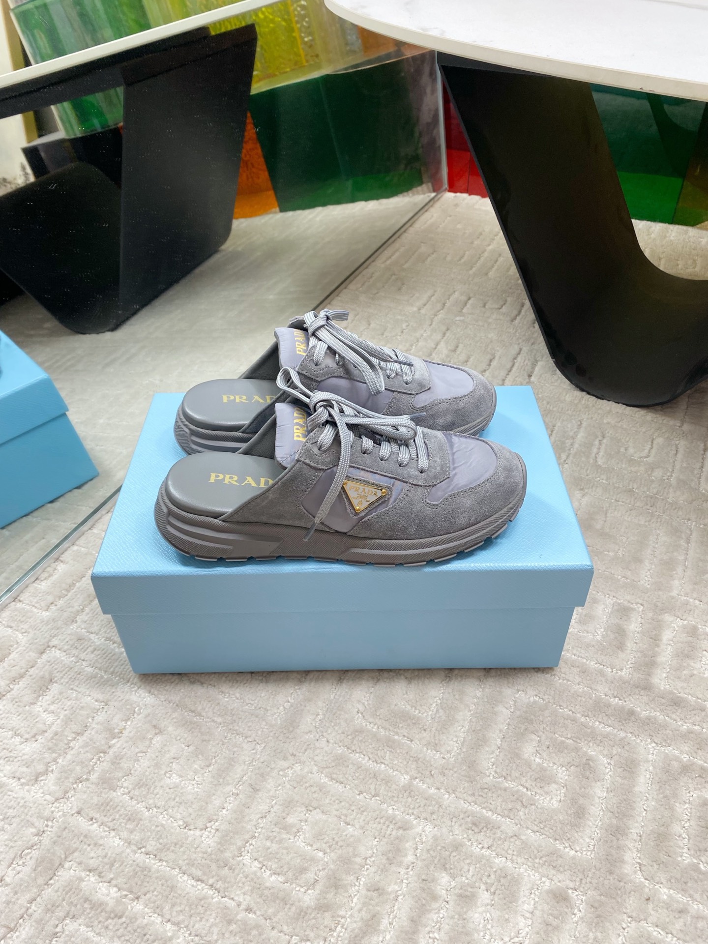 Prada Early Spring Mule Sneakers - Comfortable & Stylish Slip-On Shoes 5 i1744814833375 8578 0 3