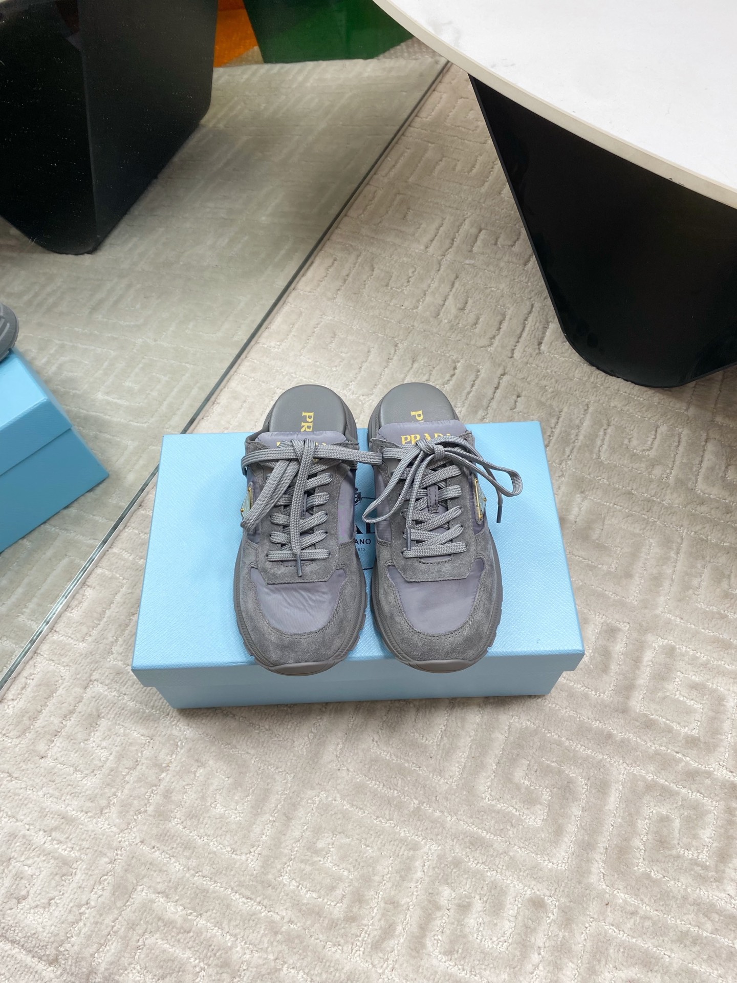 Prada Early Spring Mule Sneakers - Comfortable & Stylish Slip-On Shoes 3 i1744814833414 7786 0 0