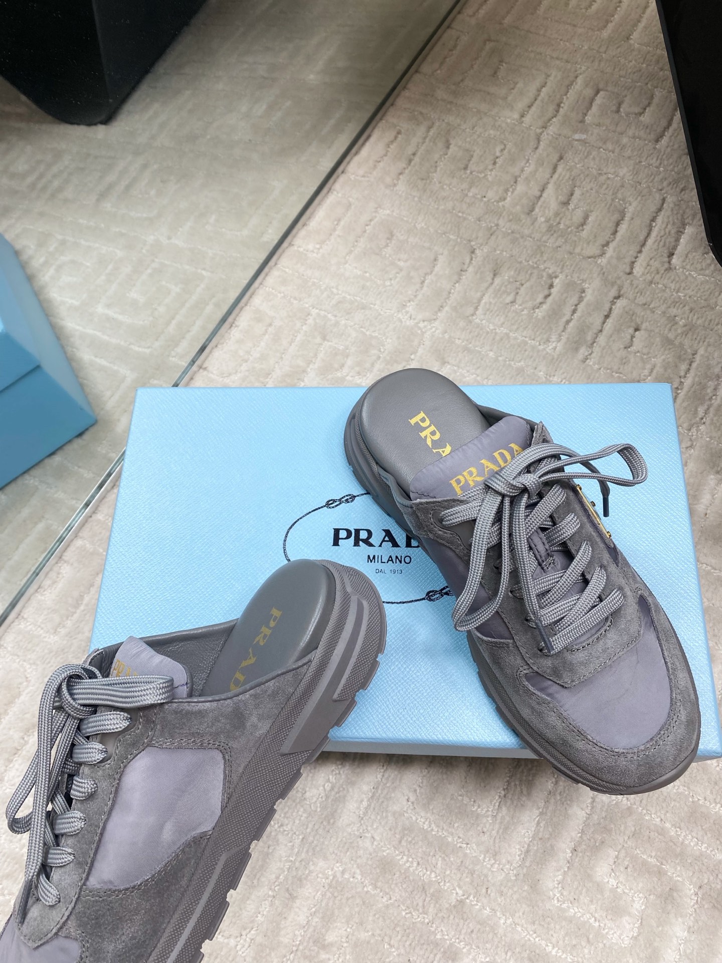 Prada Early Spring Mule Sneakers - Comfortable & Stylish Slip-On Shoes 7 i1744814833428 6294 0 5