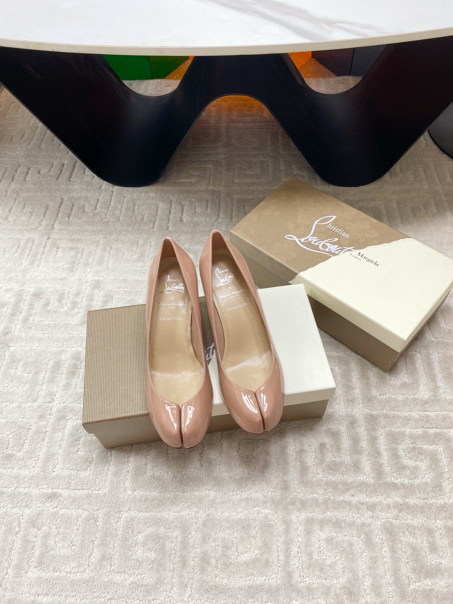 MM6 Margiela x CL Red-Feded Shoes Co-founder Launches Unique Ballet Shoe Collaboration