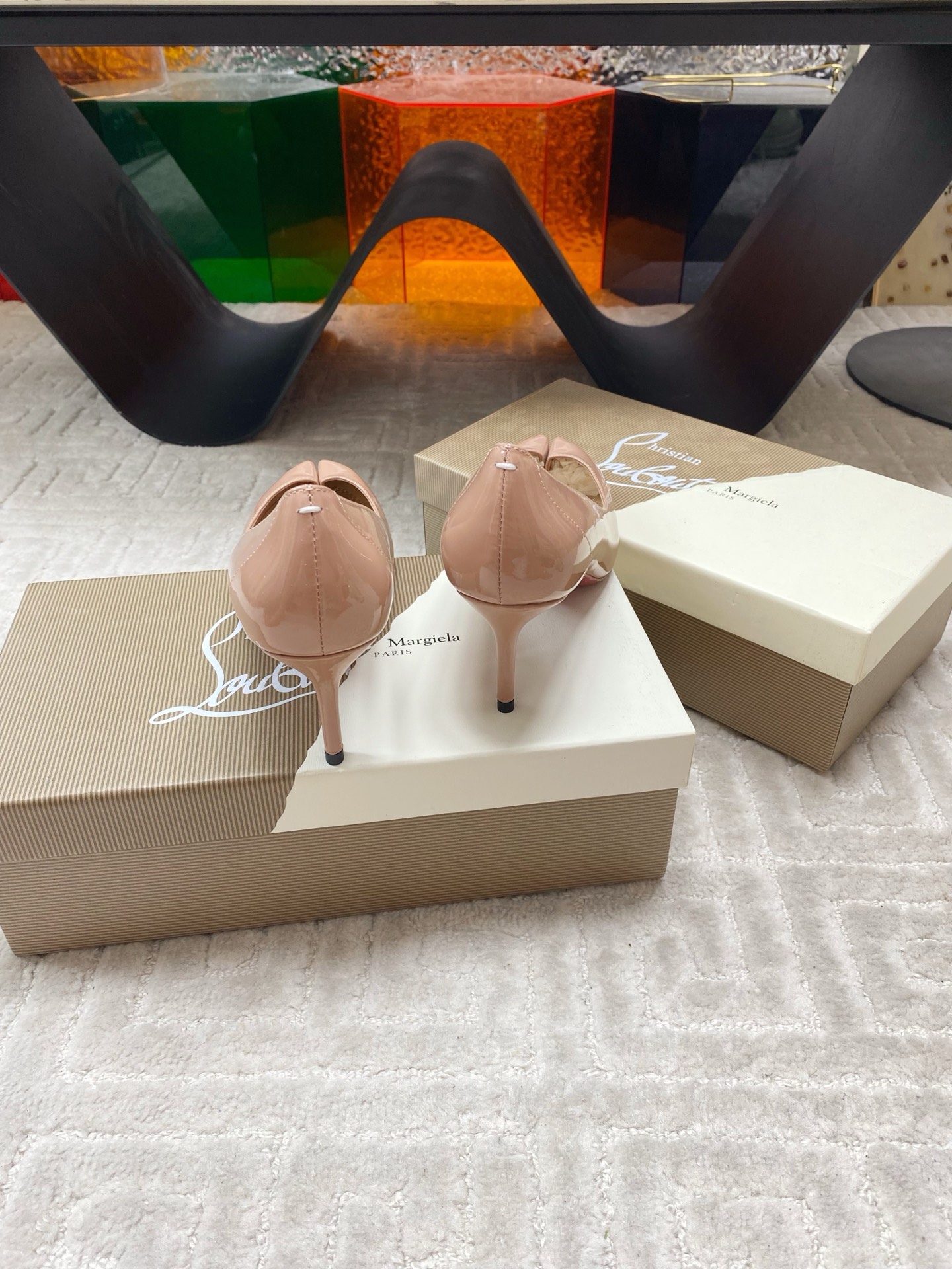 MM6 Margiela x CL Red-Feded Shoes Co-founder Launches Unique Ballet Shoe Collaboration - 图片 9