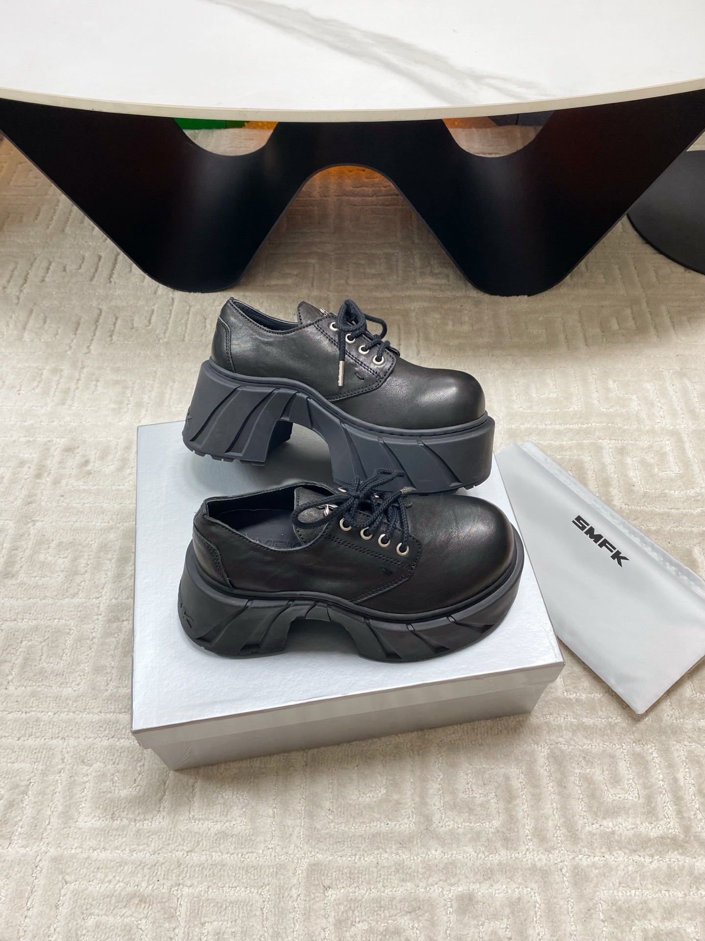 “New Thick Base Leisure Shoes: Derby, Short & Long Boots with Soft & Cozy Design for Spring & Summer” - 图片 7