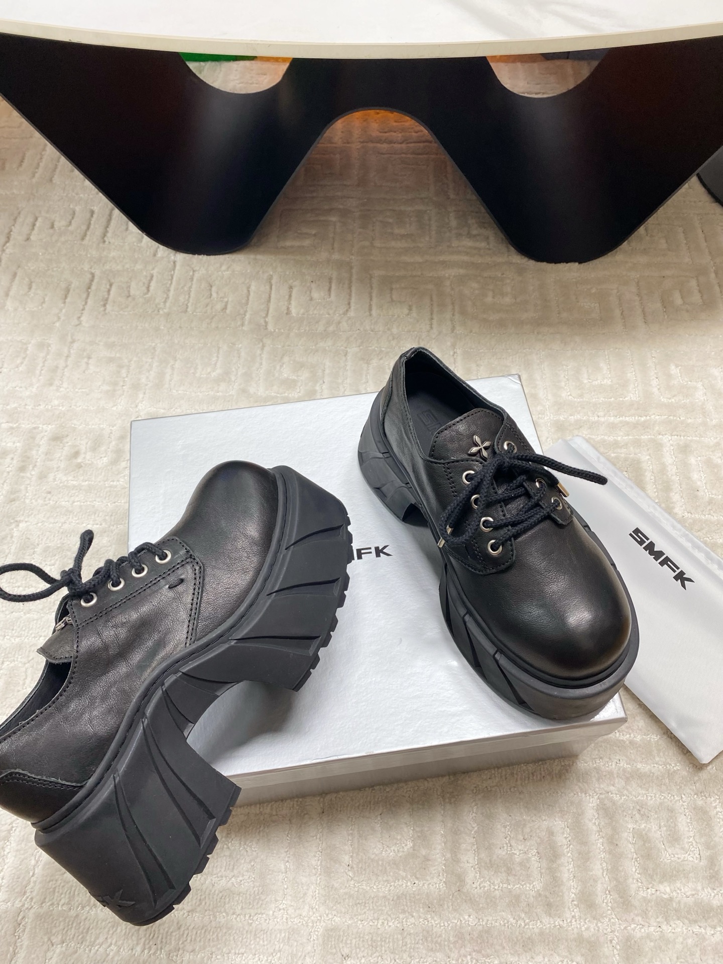 “New Thick Base Leisure Shoes: Derby, Short & Long Boots with Soft & Cozy Design for Spring & Summer” - 图片 5