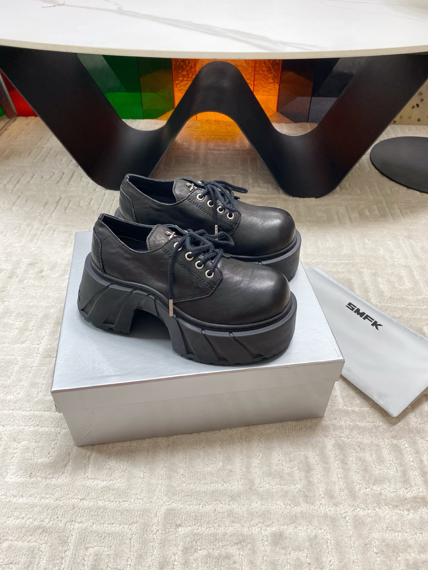 “New Thick Base Leisure Shoes: Derby, Short & Long Boots with Soft & Cozy Design for Spring & Summer”