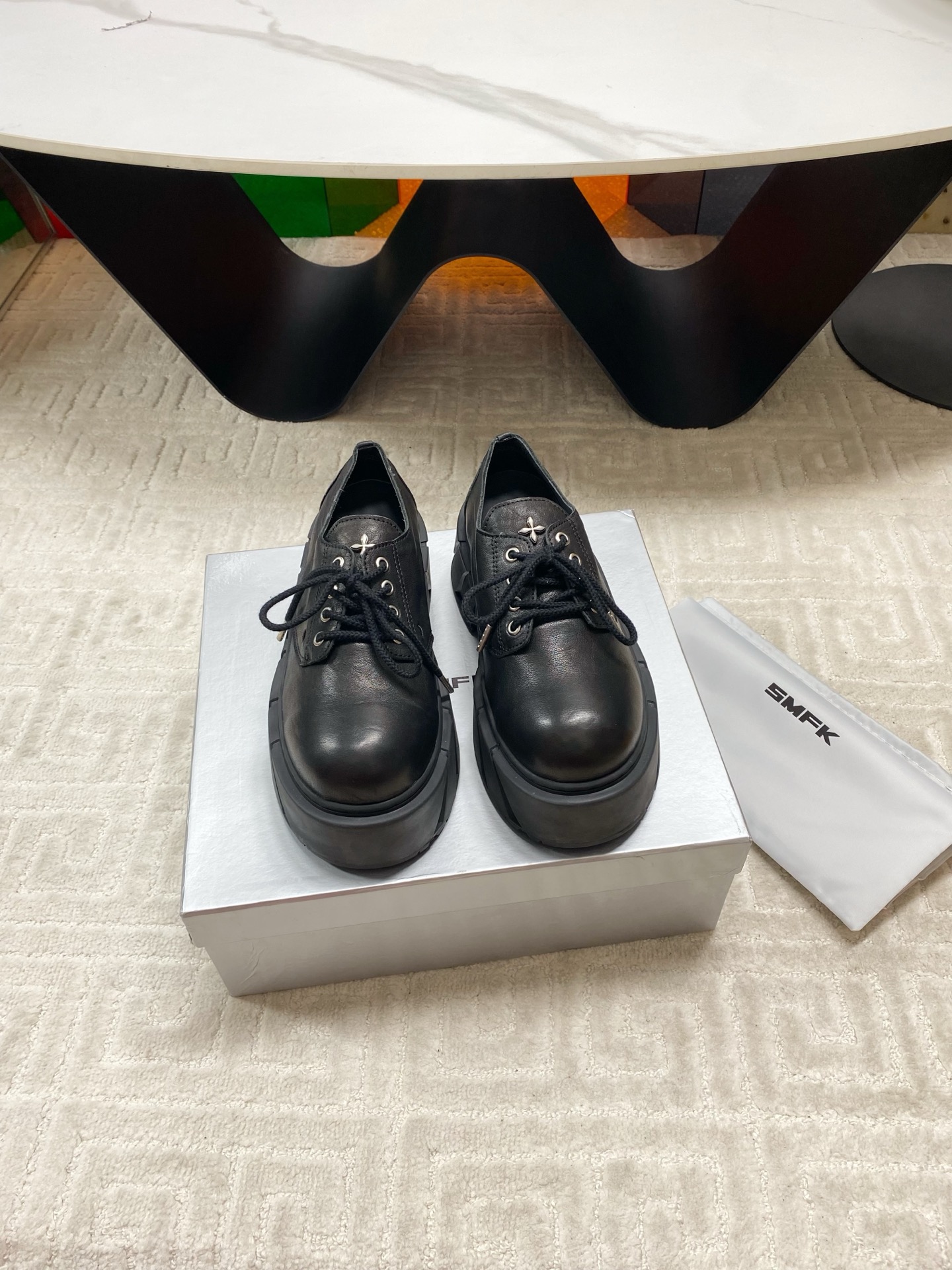 “New Thick Base Leisure Shoes: Derby, Short & Long Boots with Soft & Cozy Design for Spring & Summer” - 图片 9