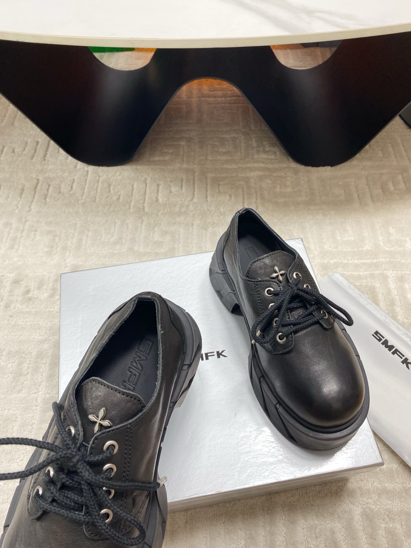 “New Thick Base Leisure Shoes: Derby, Short & Long Boots with Soft & Cozy Design for Spring & Summer” - 图片 3