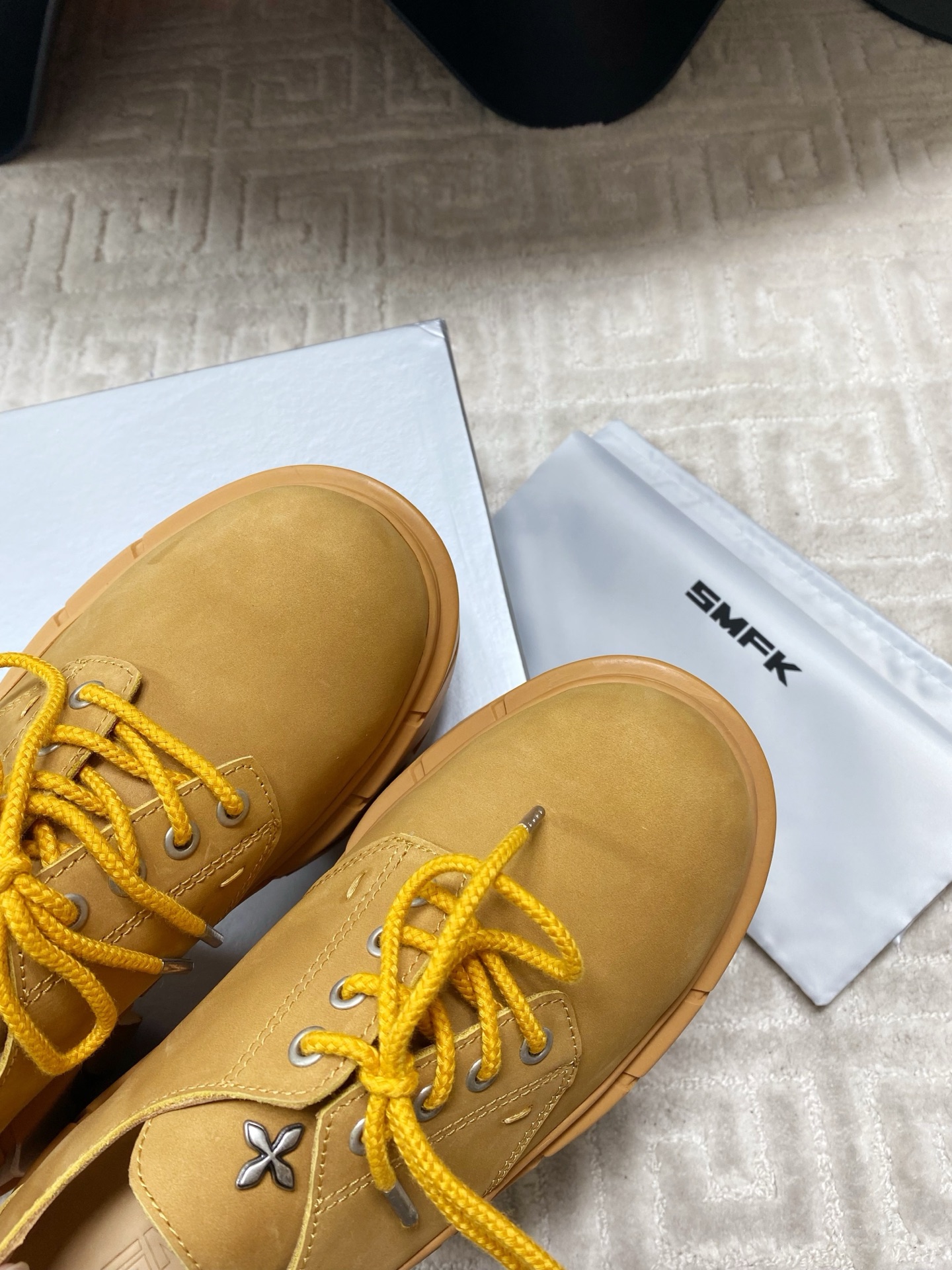 New SMFK P624 leisure shoes: thick base, Derby, short & long boots. Soft, cozy, smooth soles, perfect colors. - 图片 4