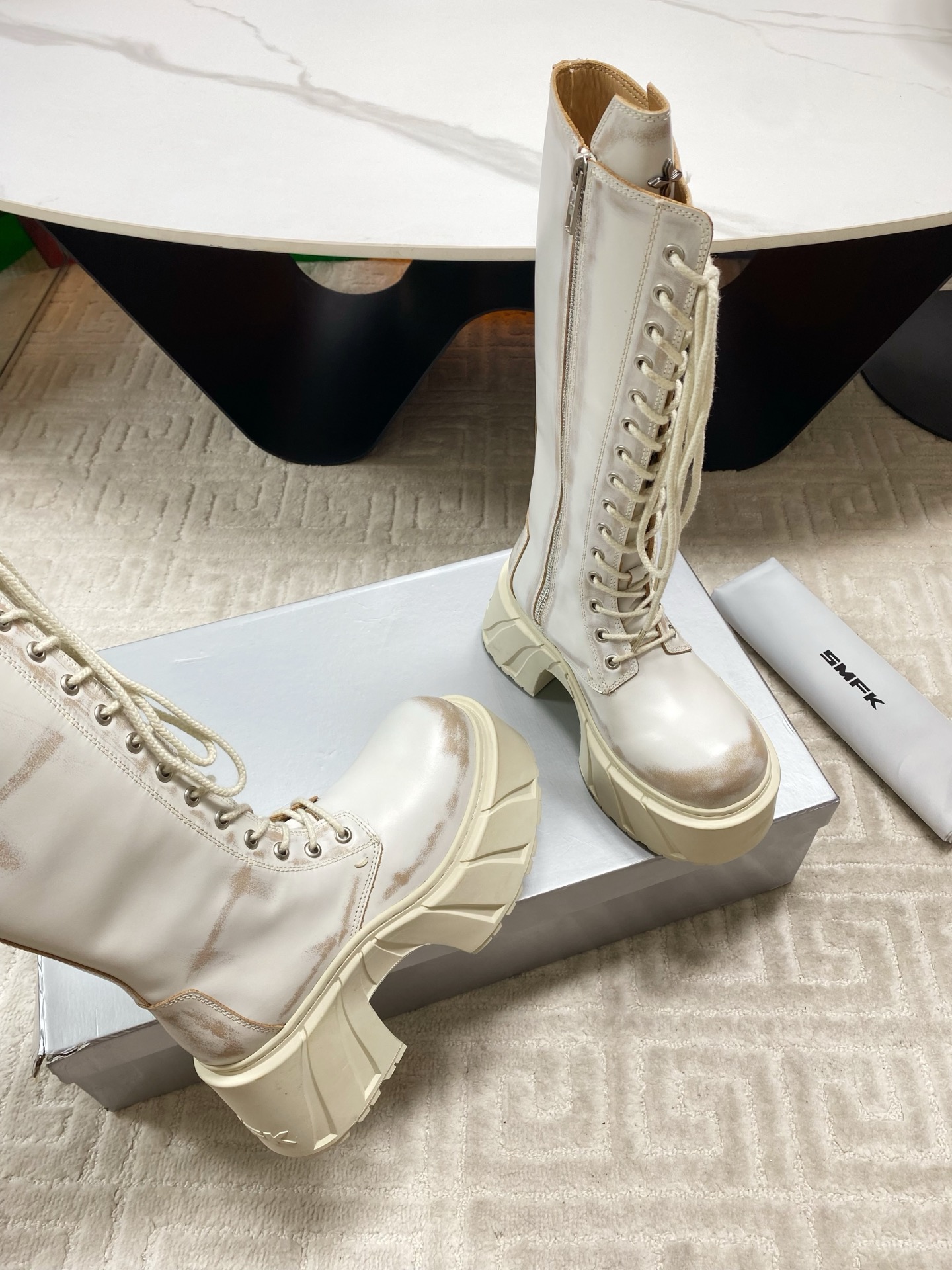 “Stylish Long and Short Boots for Spring and Summer with Original Leather and Comfortable Soles” - 图片 4