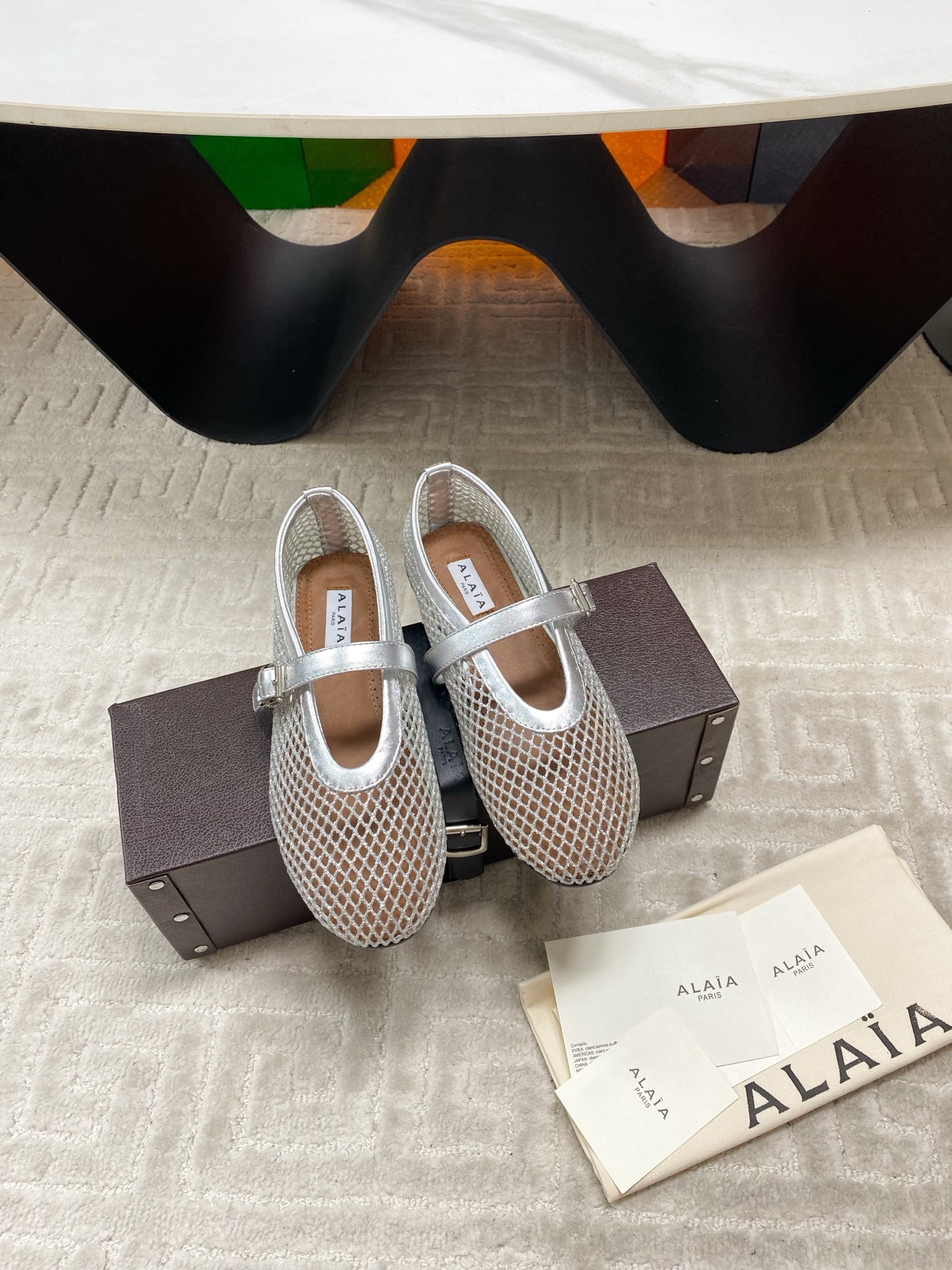 NO:668835,alaia 26AW ｜ New product fine diamond mesh ballet shoes ALAIA classic fishnet new sparkling beauty to a new height Who can not love the latest single ballet shoes casual and lazy with a little bit of playfulness Charming elegant and charming beautiful heroine really has no resistance to bulingbuling things size35-39 (40.41 custom-made non-refundable), ballet shoes, alaia19860909alaia 26AW ｜ 新品细钻网面芭蕾鞋 ALAIA经典fishnet new 闪闪发光美出新高度 最新单品芭蕾舞鞋谁能不爱啊 随性慵懒中带些许的俏皮 魅惑优雅又迷人美美的大女主 对bulingbuling的东西真的毫无抵抗力 size35-39(40.41订做不退换）,芭蕾舞鞋,alaia,Women's Shoes