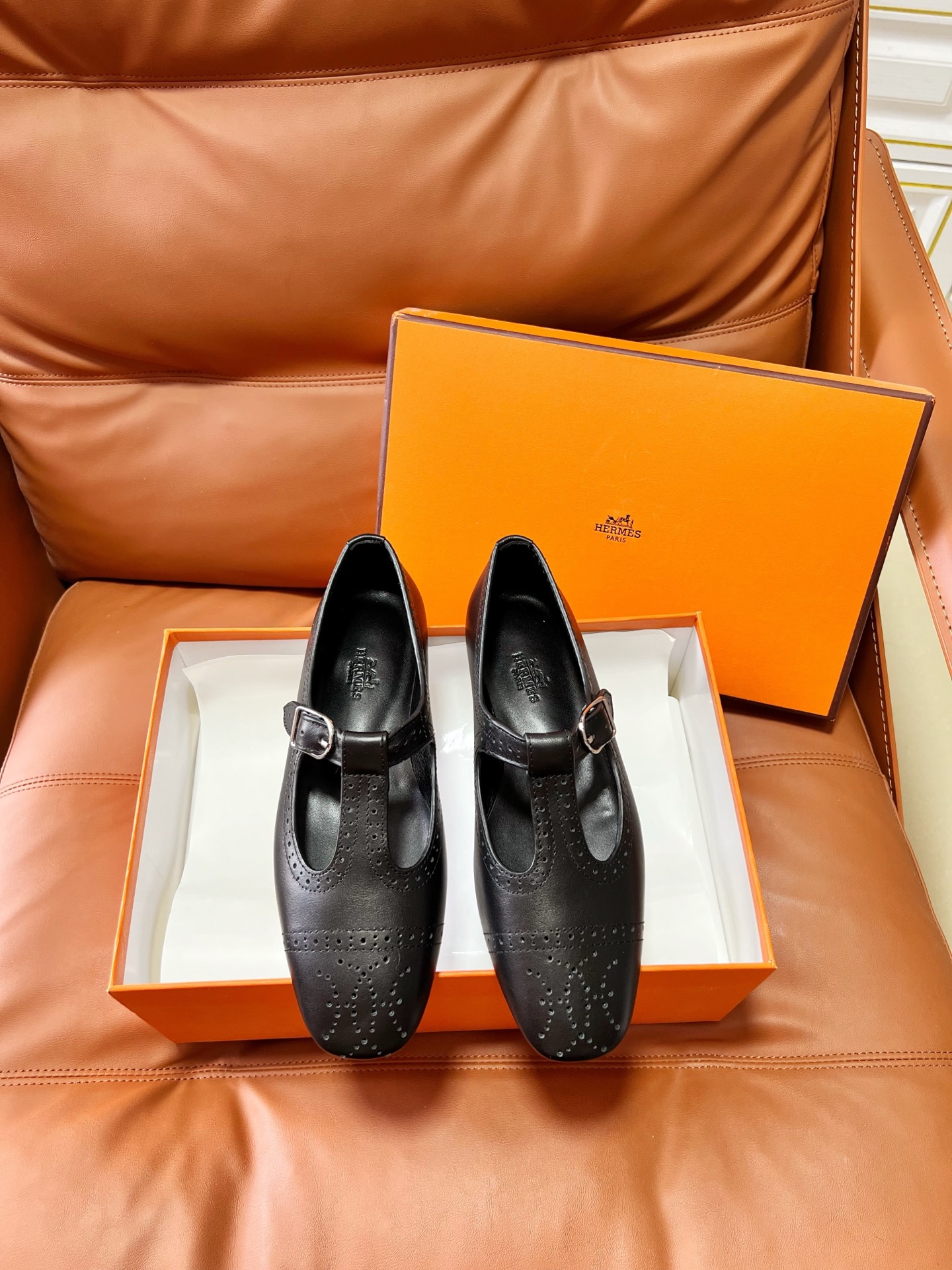 Hermes Mary Jane Shoes