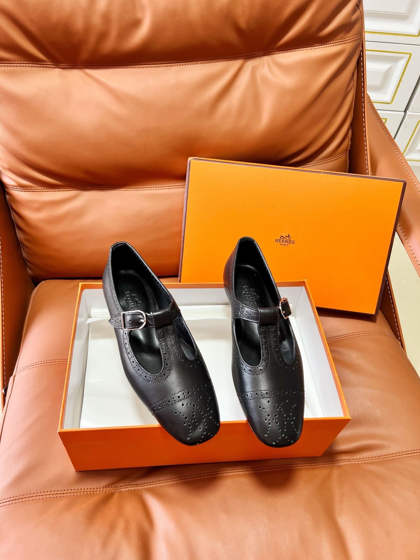 Hermes Mary Jane Shoes