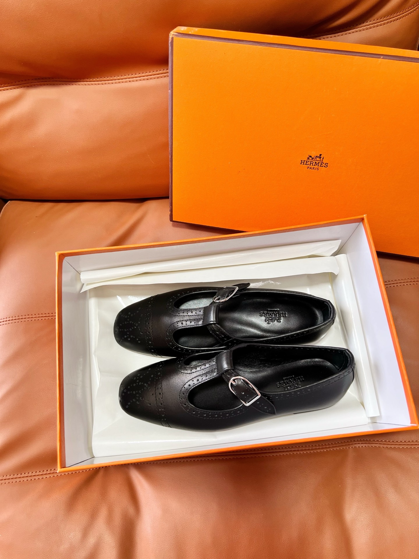 Hermes Mary Jane Shoes