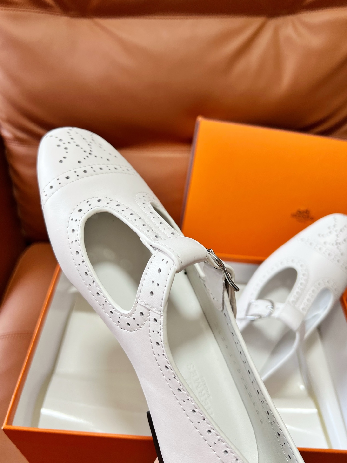 Hermes Mary Jane Shoes