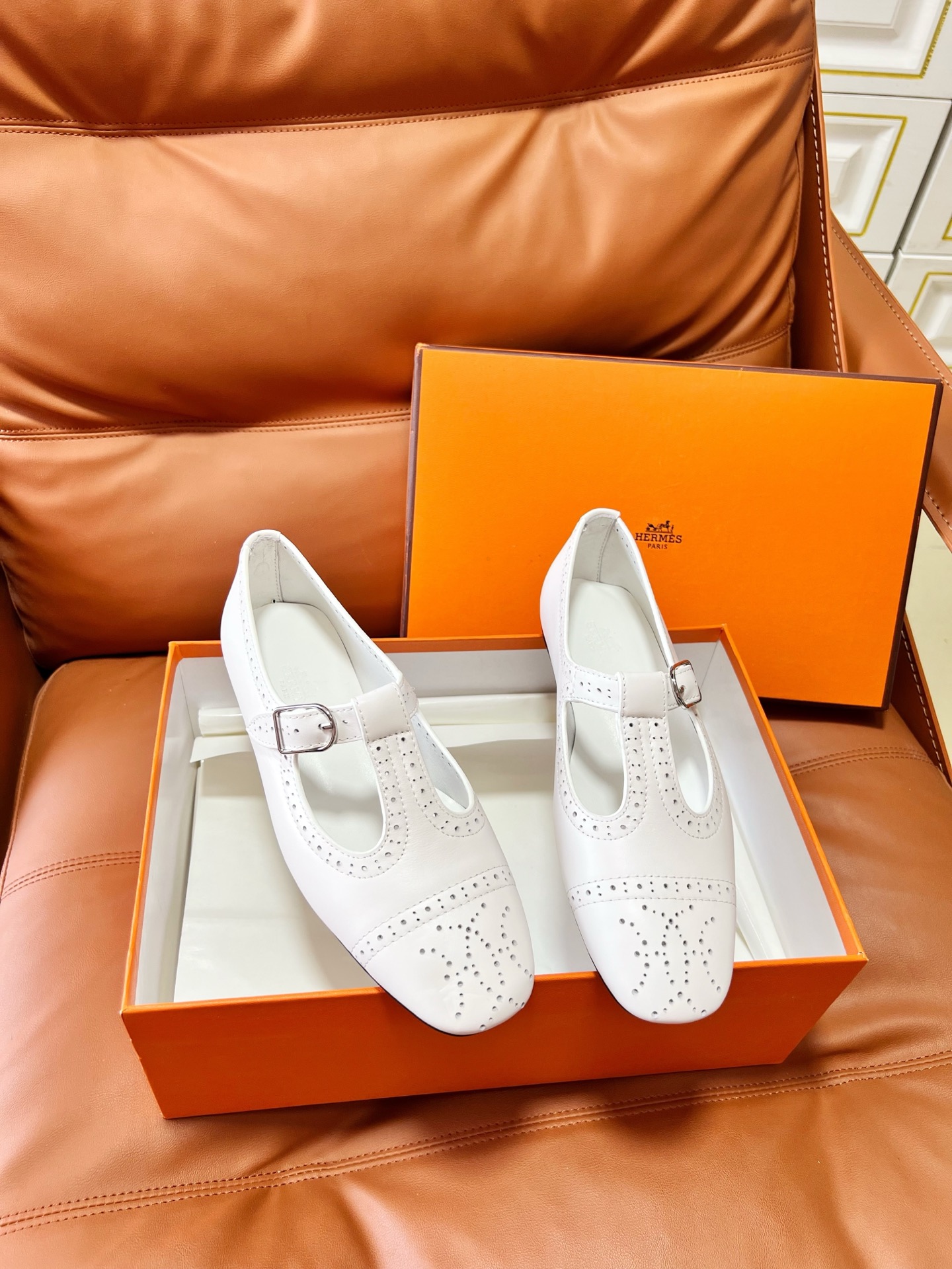 Hermes Mary Jane Shoes