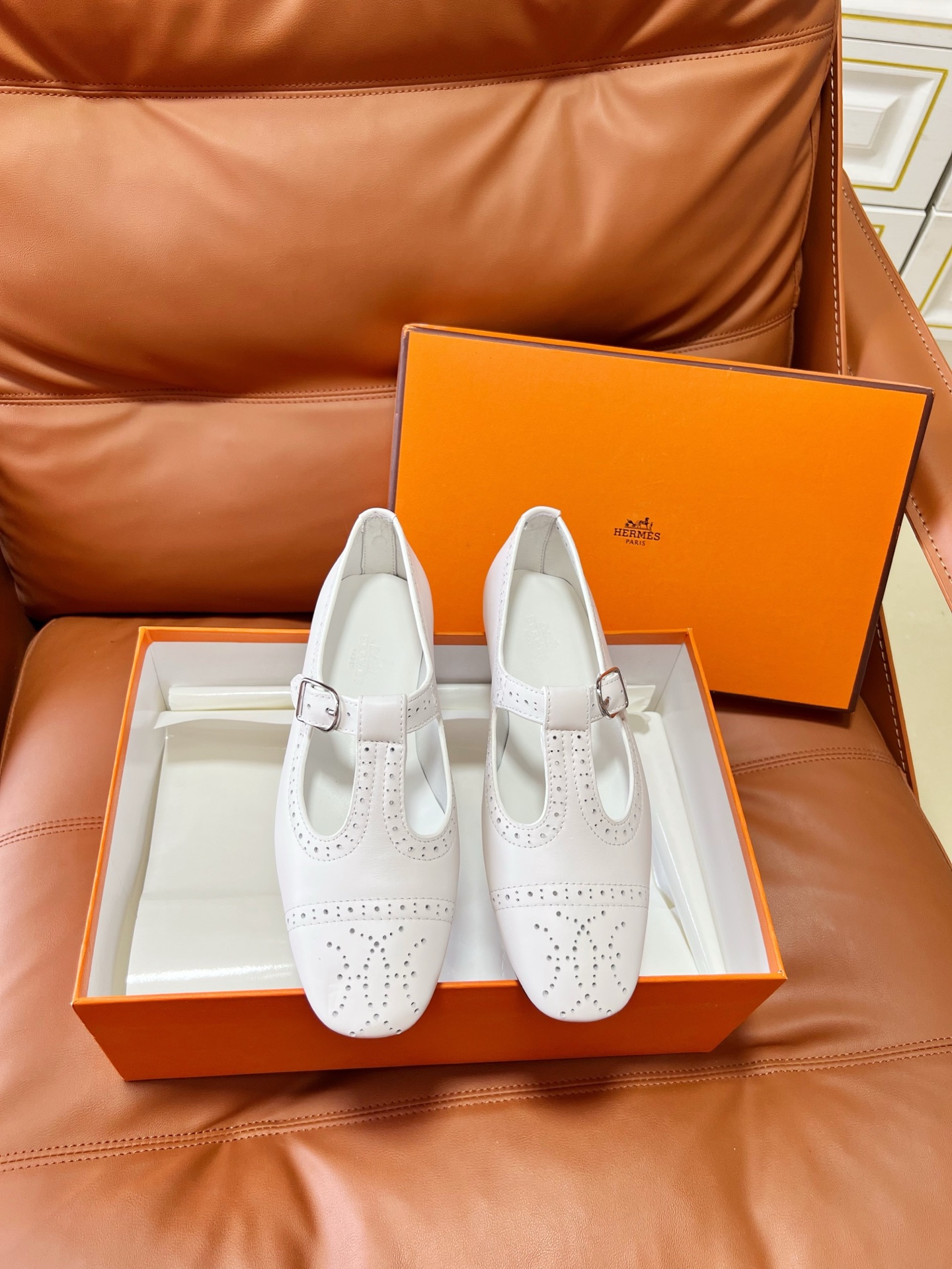 Hermes Mary Jane Shoes