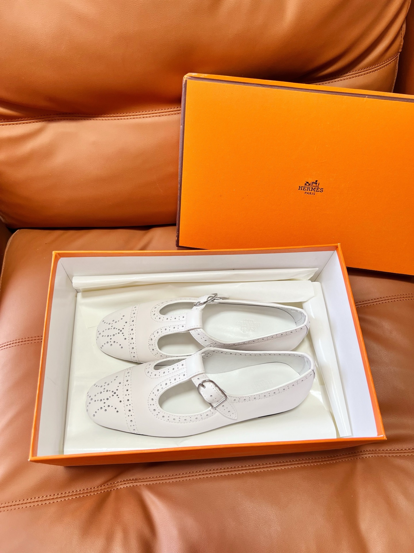 Hermes Mary Jane Shoes