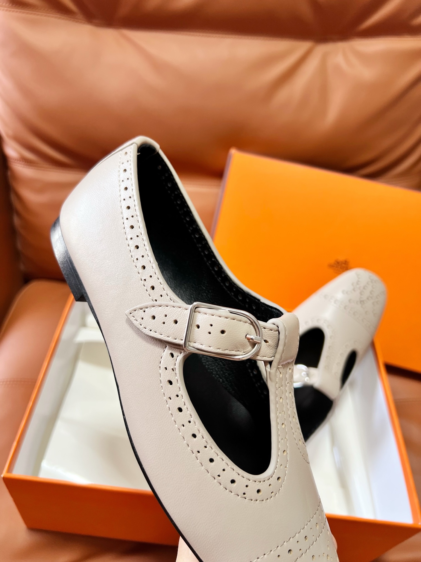 Hermes Mary Jane Shoes