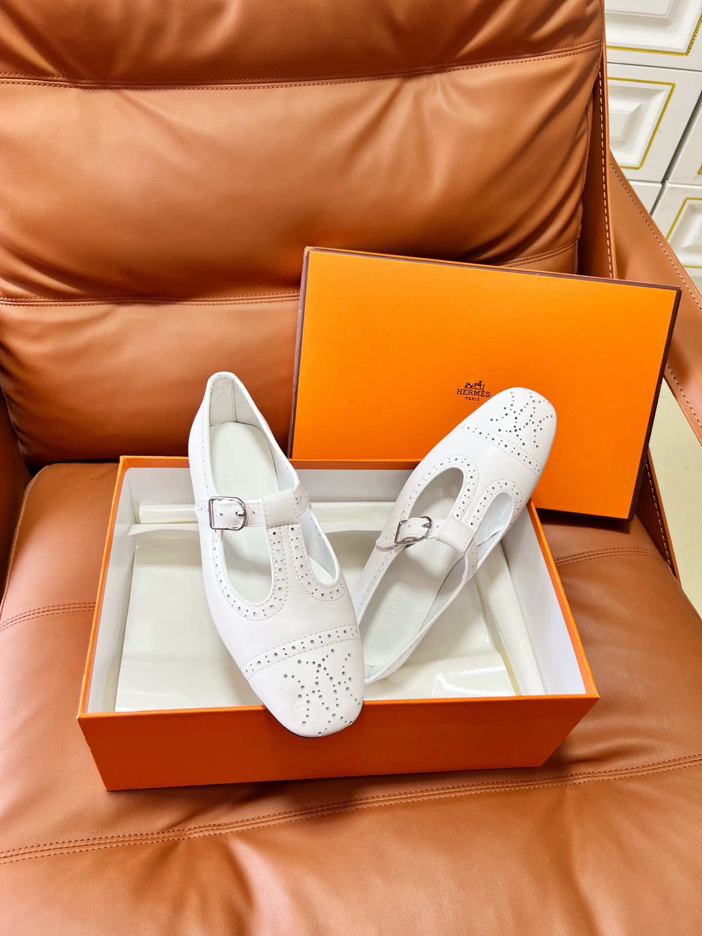 Hermes Mary Jane Shoes
