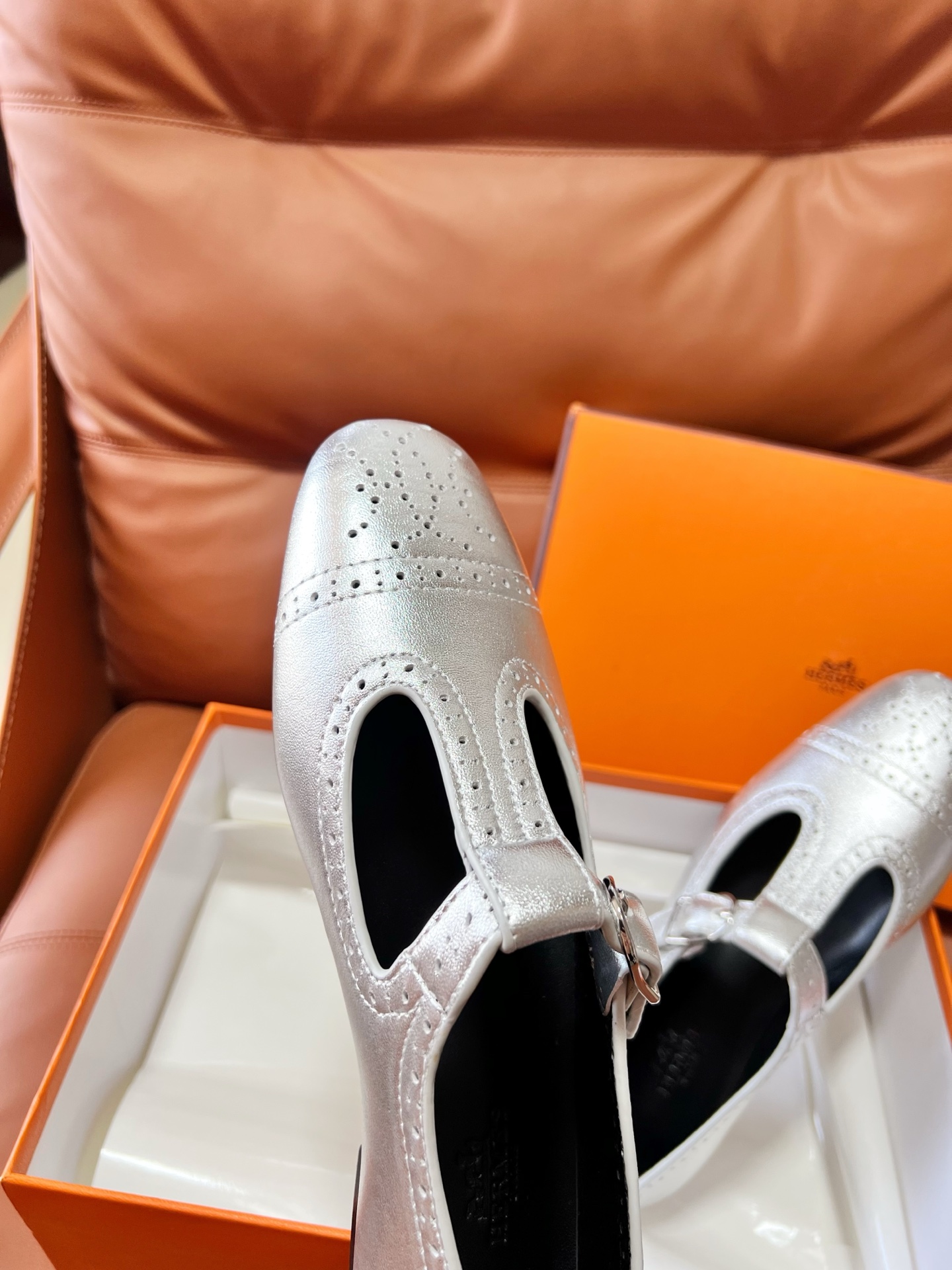 Hermes Mary Jane Shoes