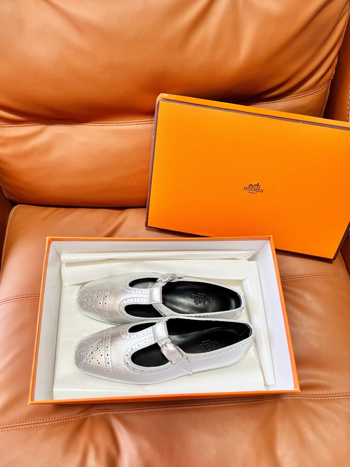 Hermes Mary Jane Shoes