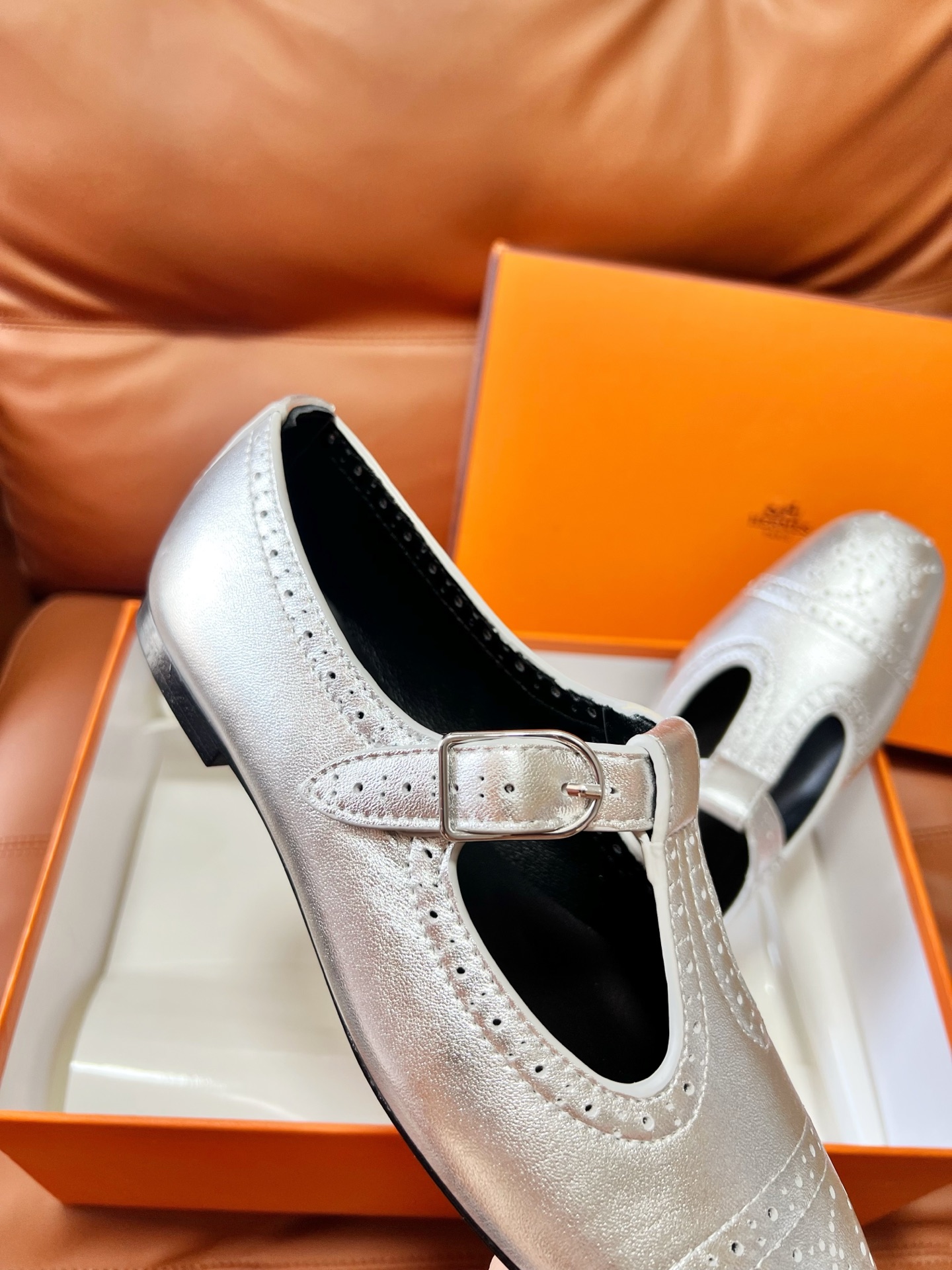 Hermes Mary Jane Shoes