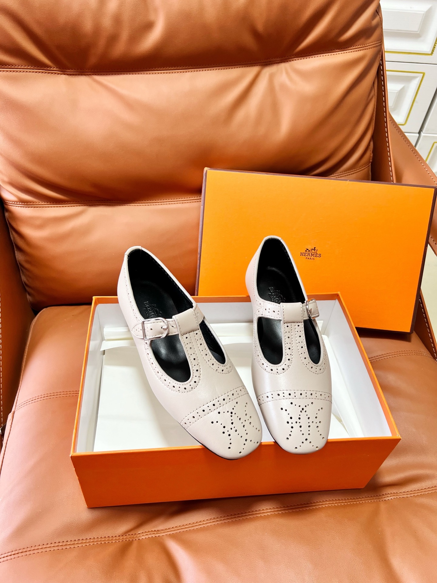 Hermes Mary Jane Shoes