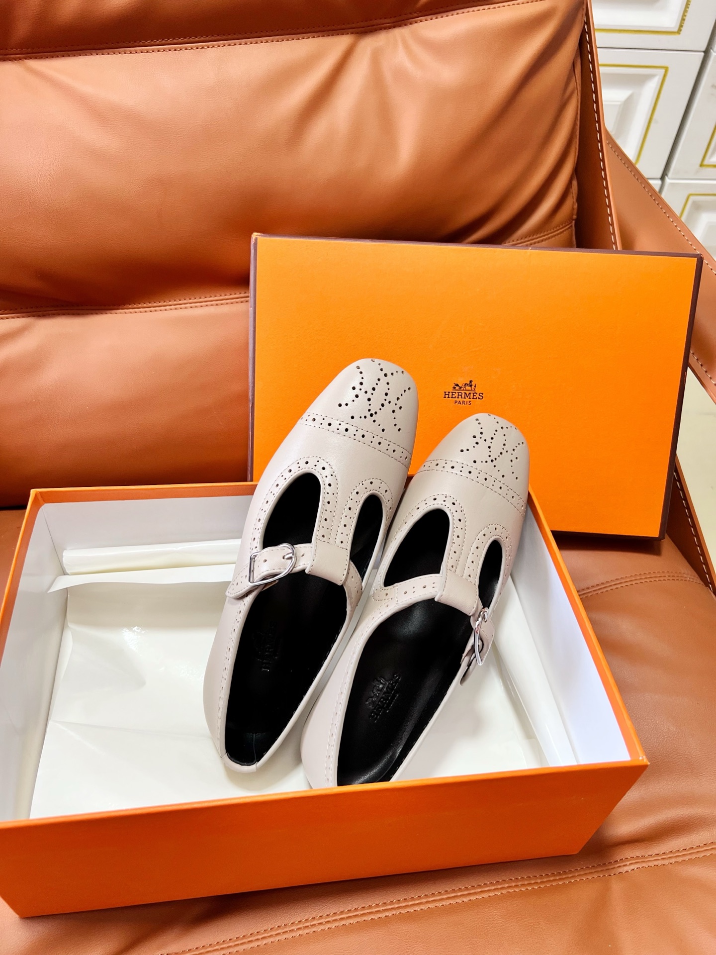 Hermes Mary Jane Shoes