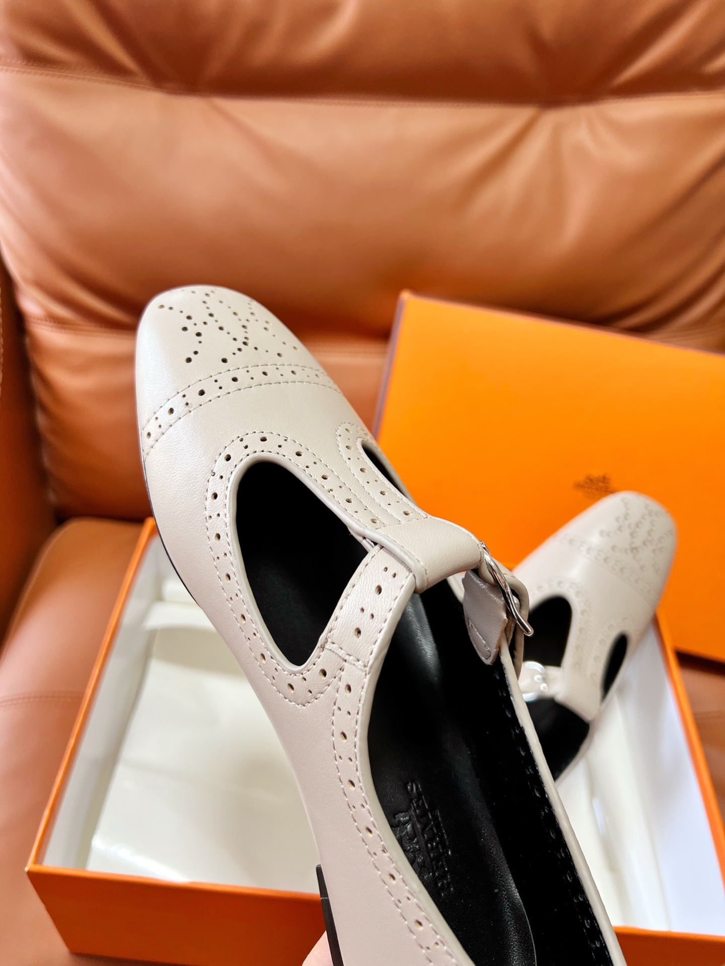 Hermes Mary Jane Shoes