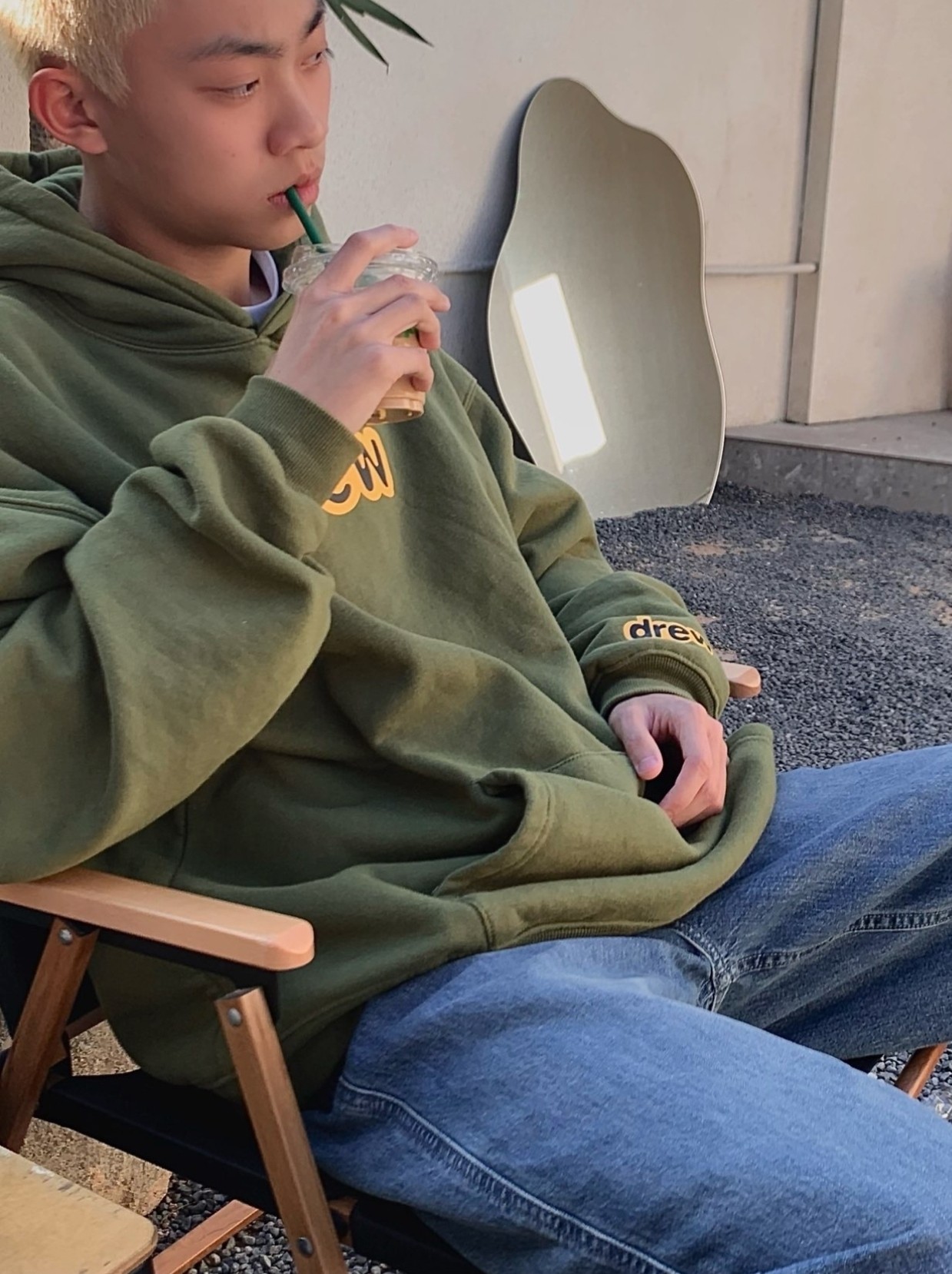 Customized Velvet Hats with Imported Prints and Matching Screws in Olive Green Color - 图片 8