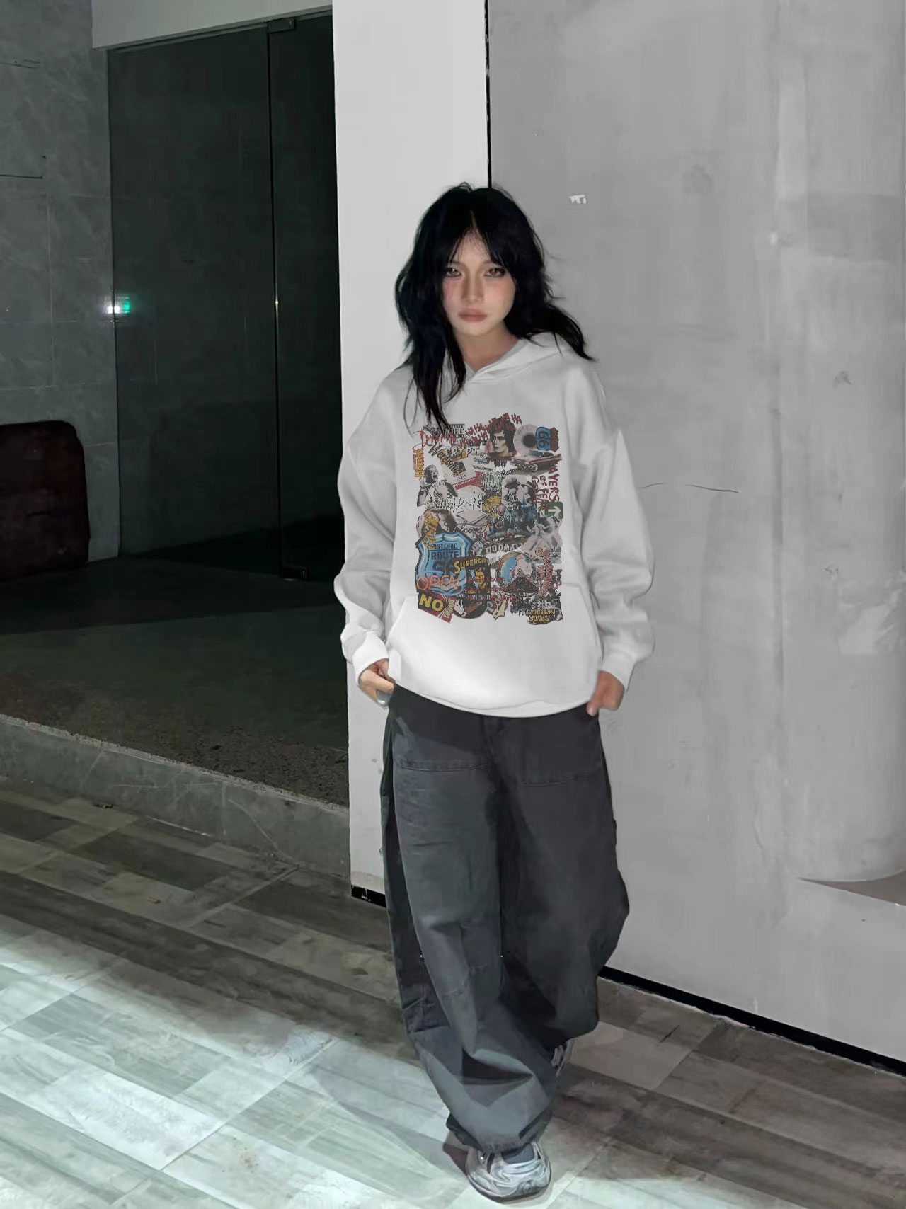 YH#E1101 Puffer Jacket We11done Colour: White Number of codes: S-XL - 图片 6