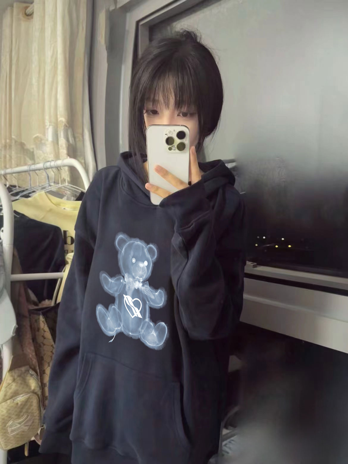 YH#E1110 Puffer Jacket We11done Colour: Black/White Number of codes: S-XL - 图片 5