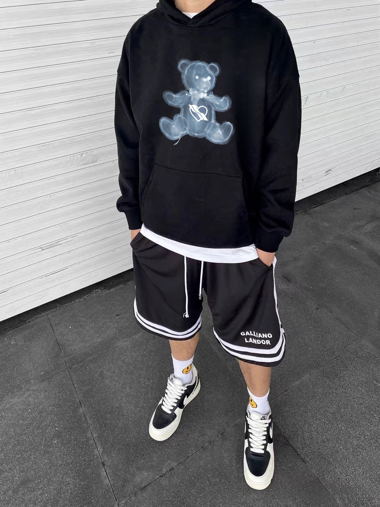 YH#E1110 Puffer Jacket We11done Colour: Black/White Number of codes: S-XL - 图片 6