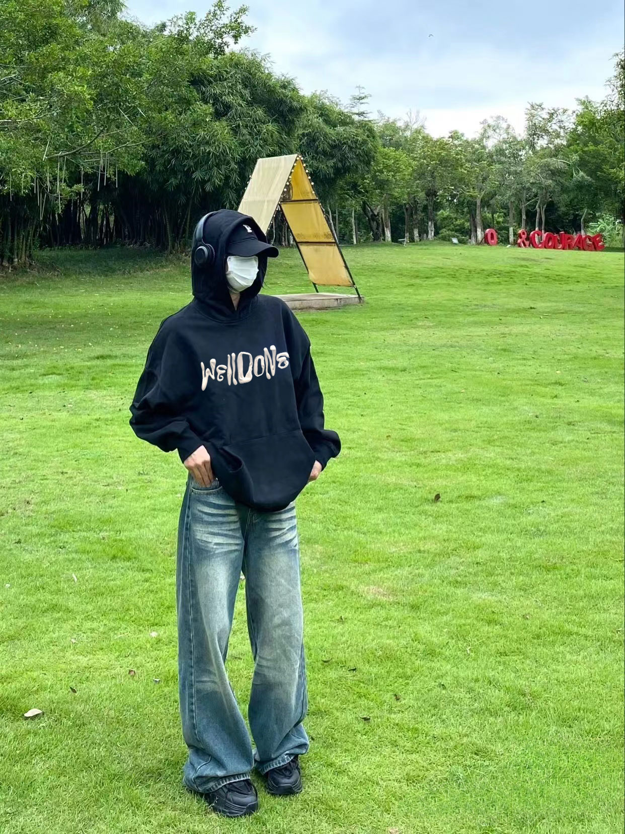 YH#E1115 Puffer Jacket We11done Colour: Black Number of codes: S-XL - 图片 3